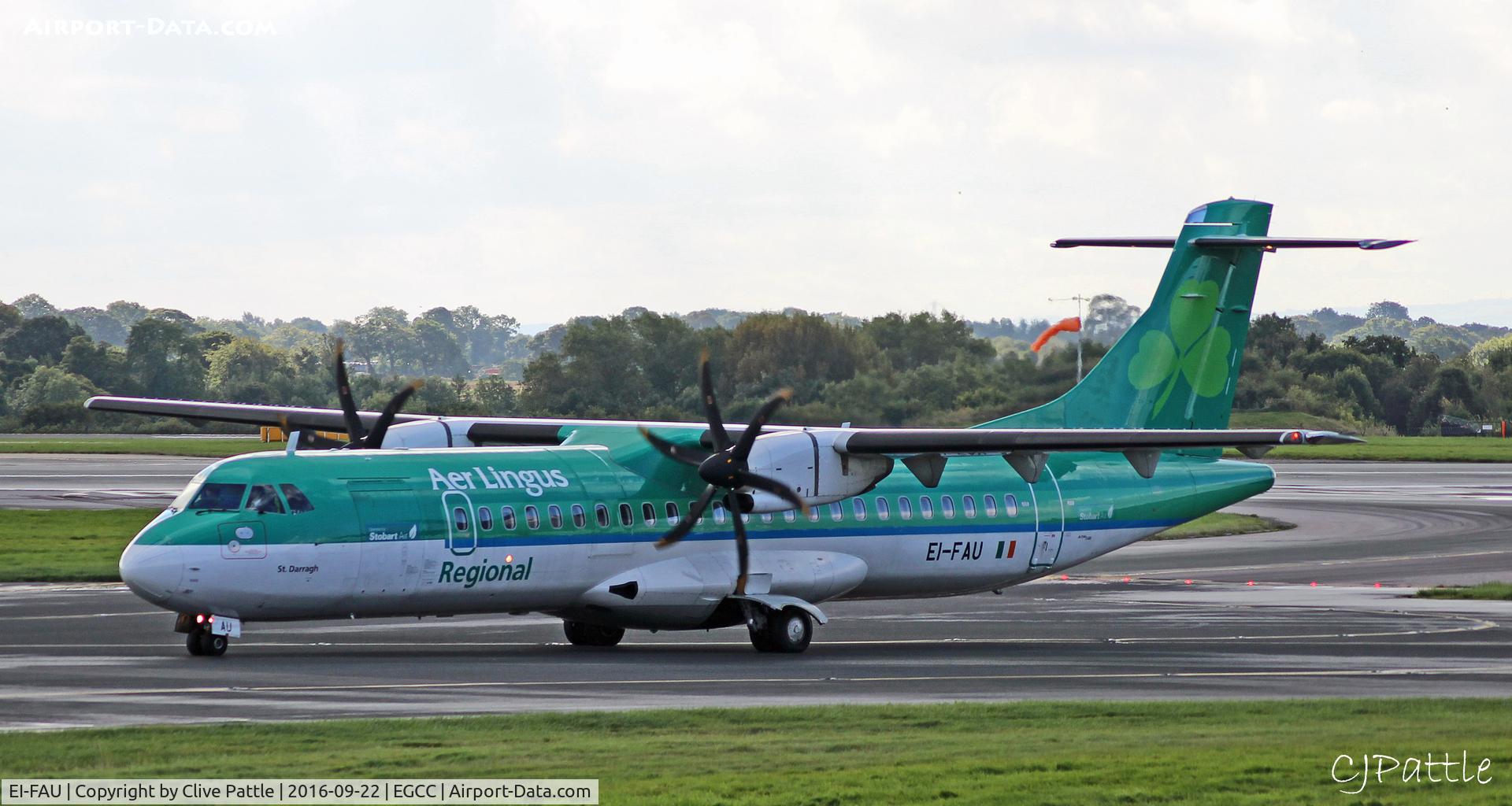 EI-FAU, 2013 ATR 72-600 (72-212A) C/N 1098, @ EGCC