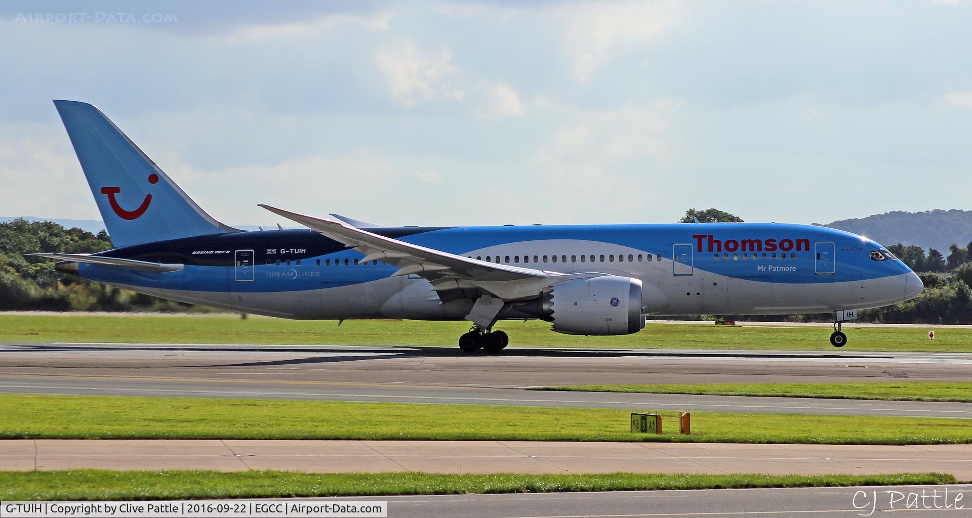 G-TUIH, 2015 Boeing 787-8 Dreamliner C/N 37229, @ EGCC