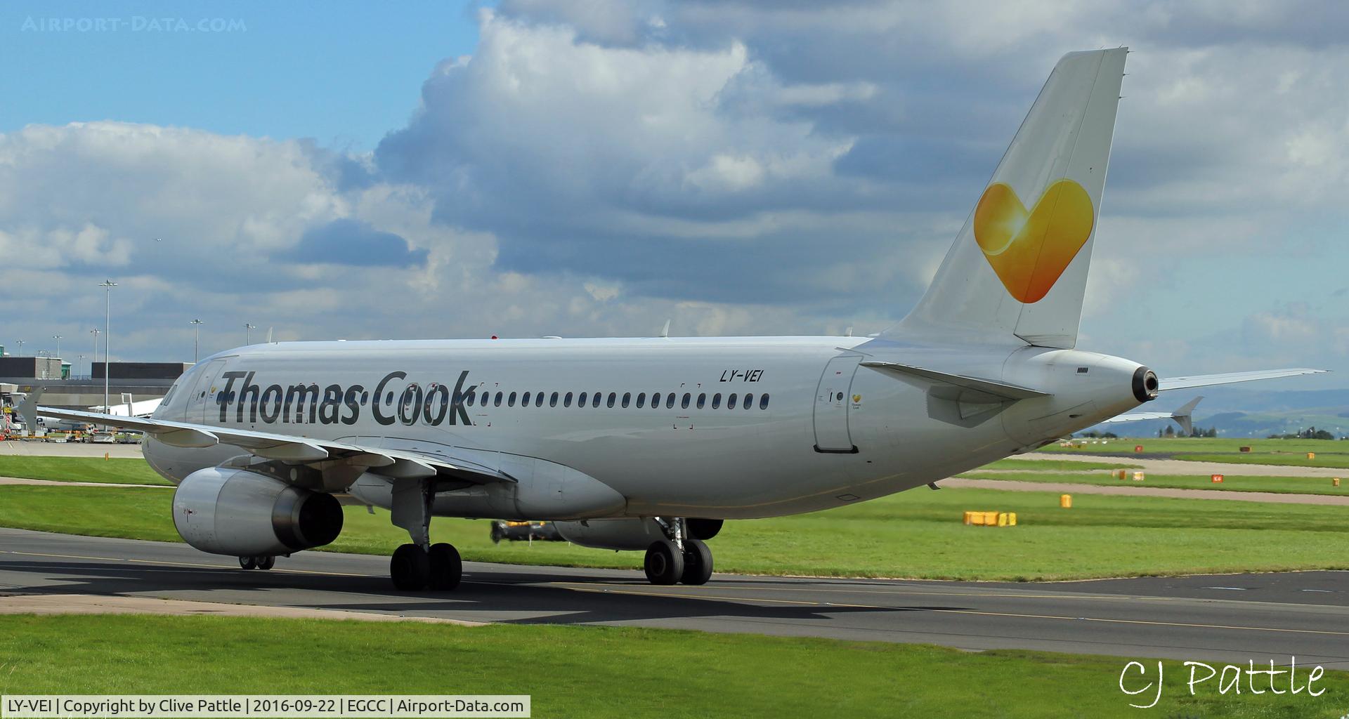 LY-VEI, 1998 Airbus A320-233 C/N 0902, @ EGCC