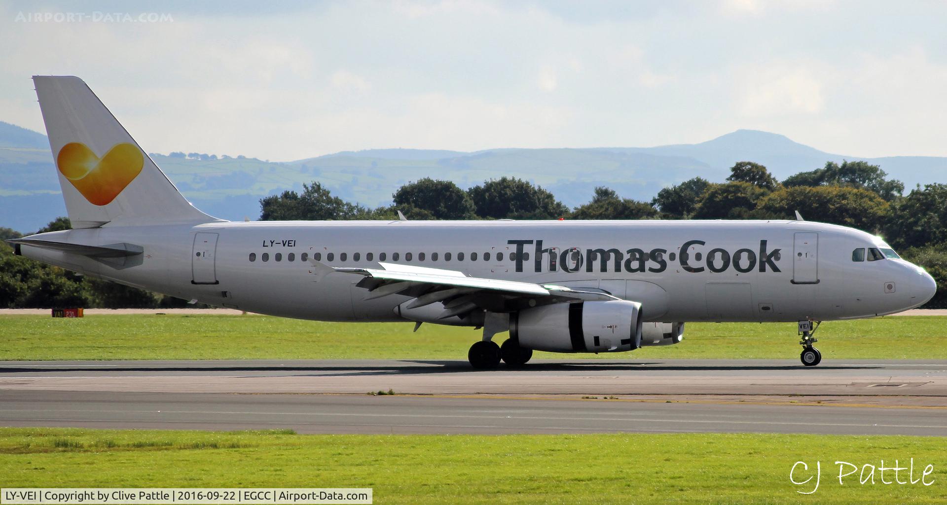 LY-VEI, 1998 Airbus A320-233 C/N 0902, @ EGCC