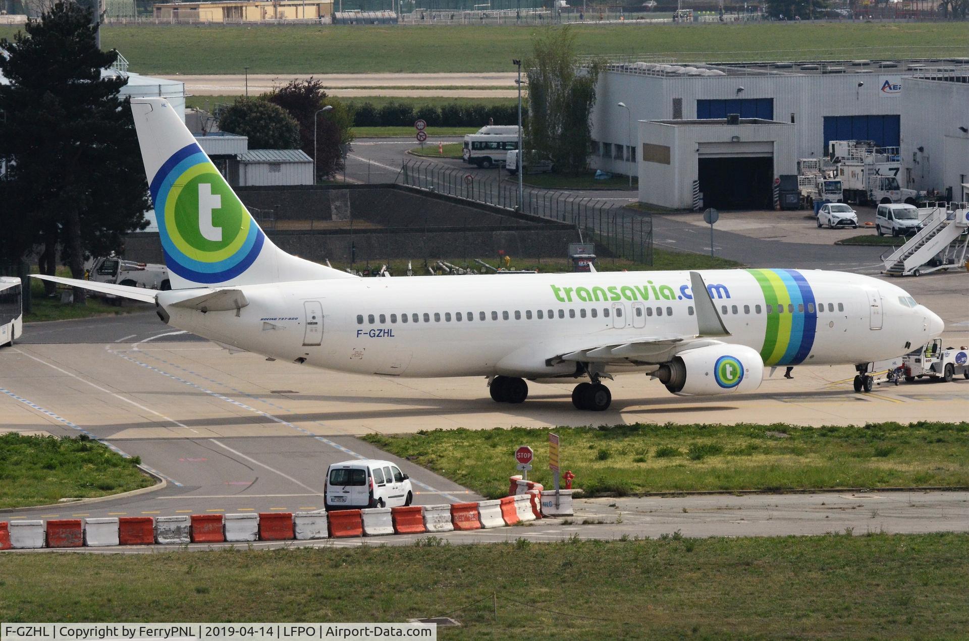 F-GZHL, 2014 Boeing 737-8K2 C/N 37791, Trabsavia B738 pushed-back