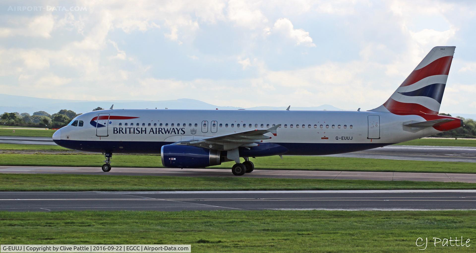 G-EUUJ, 2002 Airbus A320-232 C/N 1883, @ EGCC
