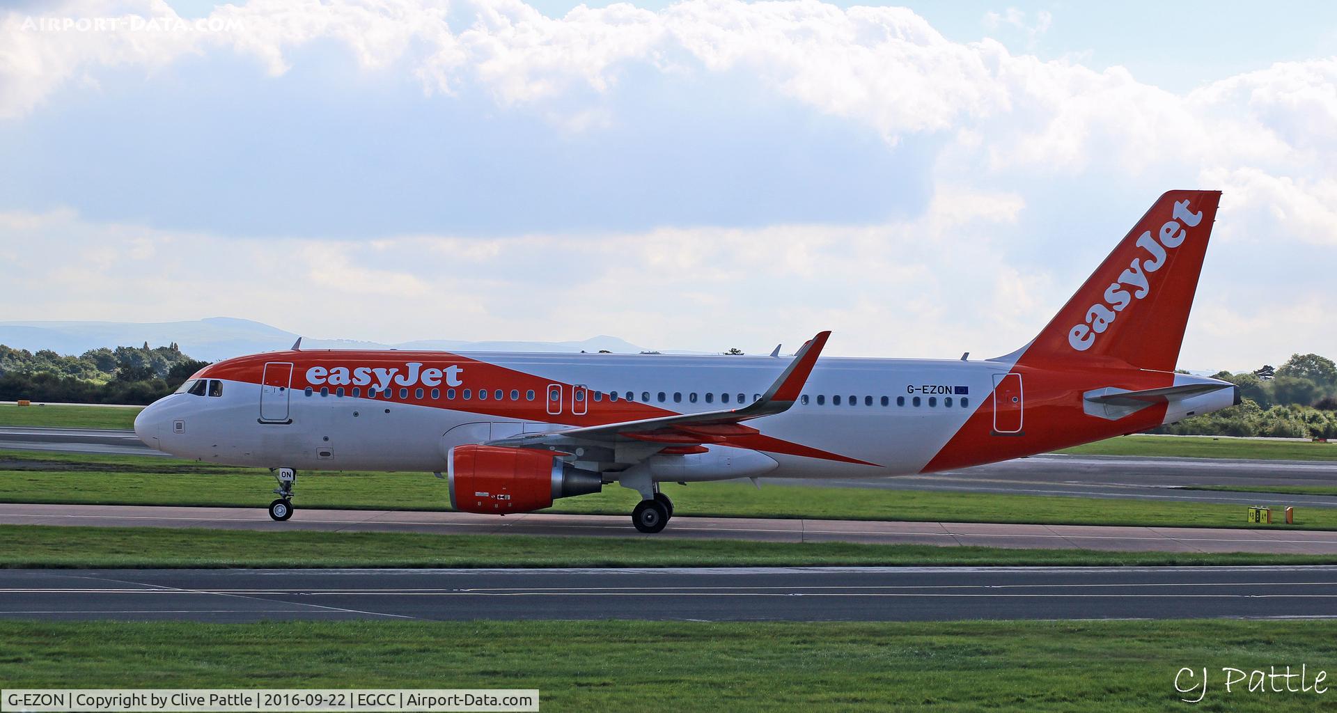 G-EZON, 2015 Airbus A320-214 C/N 6605, @ EGCC