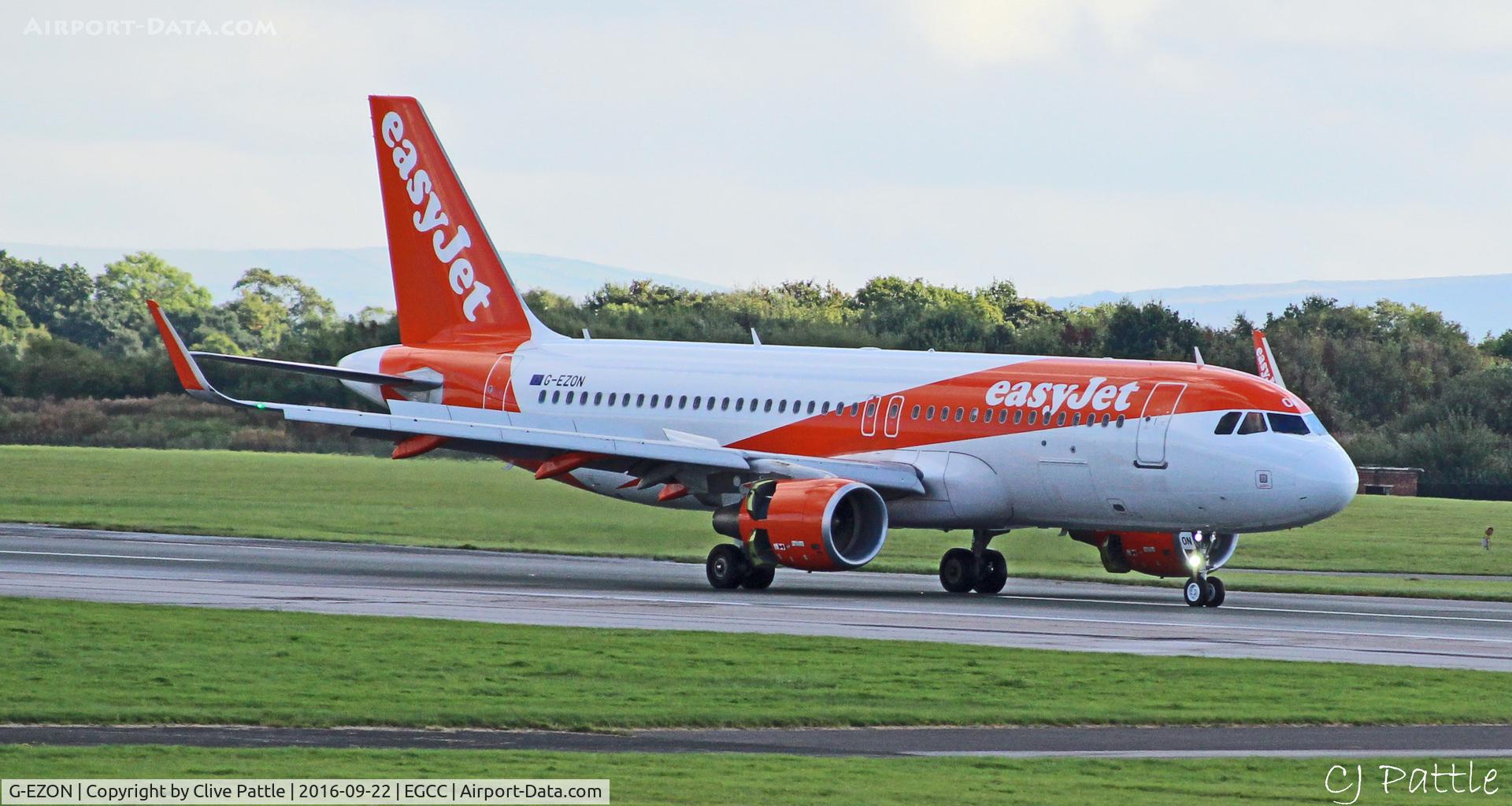 G-EZON, 2015 Airbus A320-214 C/N 6605, @ EGCC