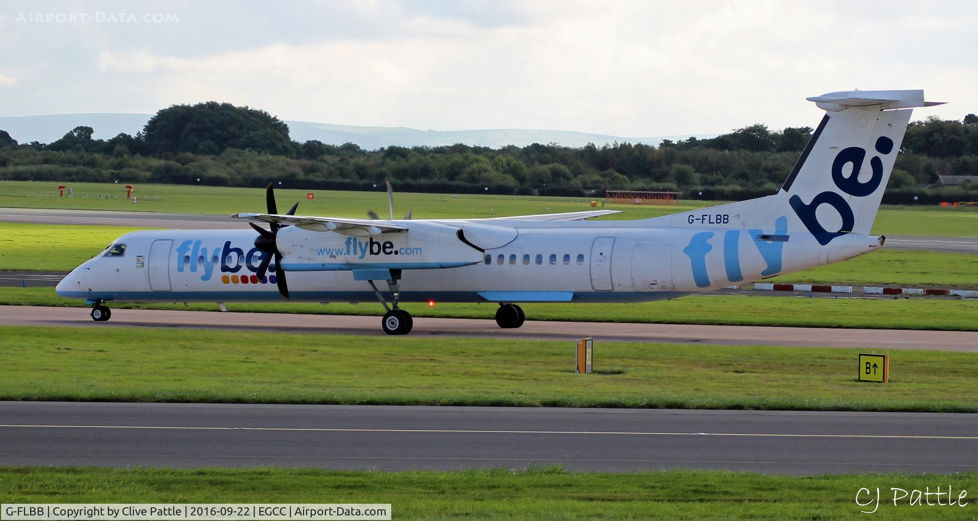 G-FLBB, 2009 De Havilland Canada DHC-8-402Q Dash 8 C/N 4255, @ EGCC