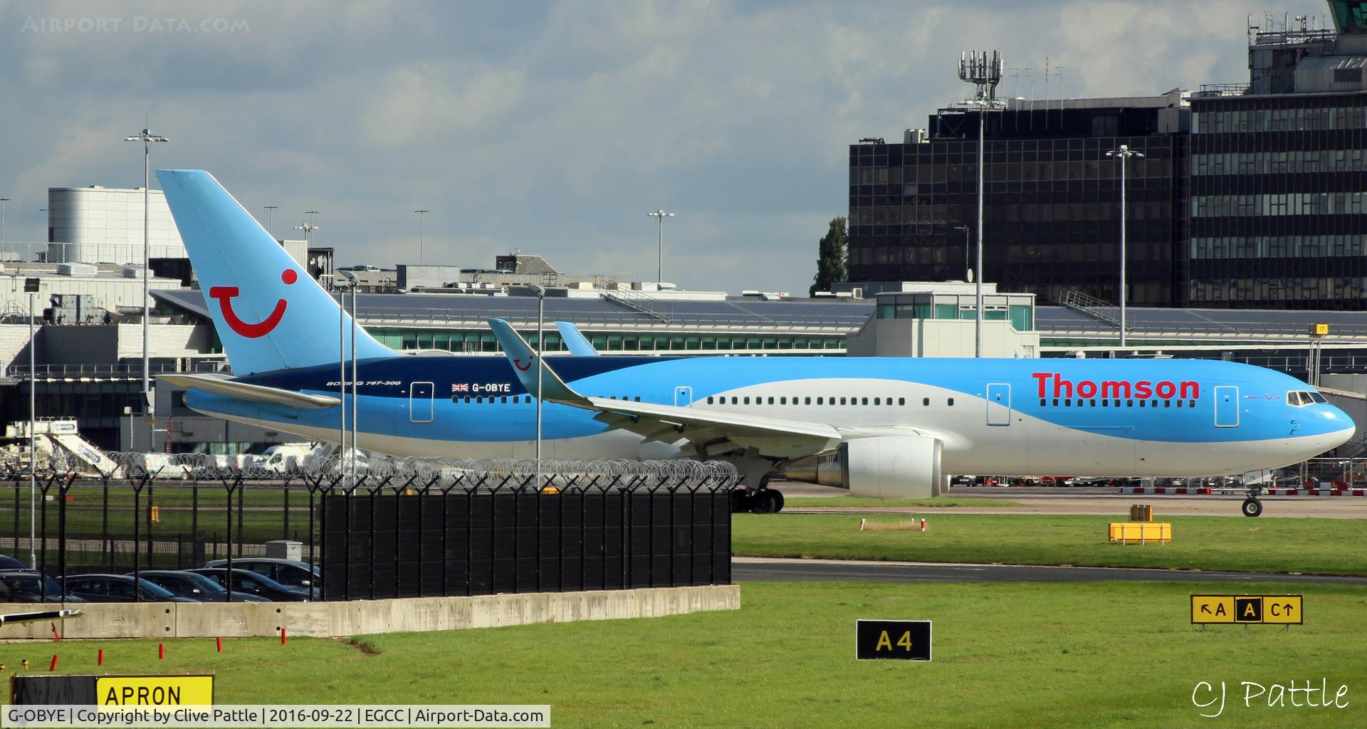 G-OBYE, 1998 Boeing 767-304/ER C/N 28979, @ EGCC