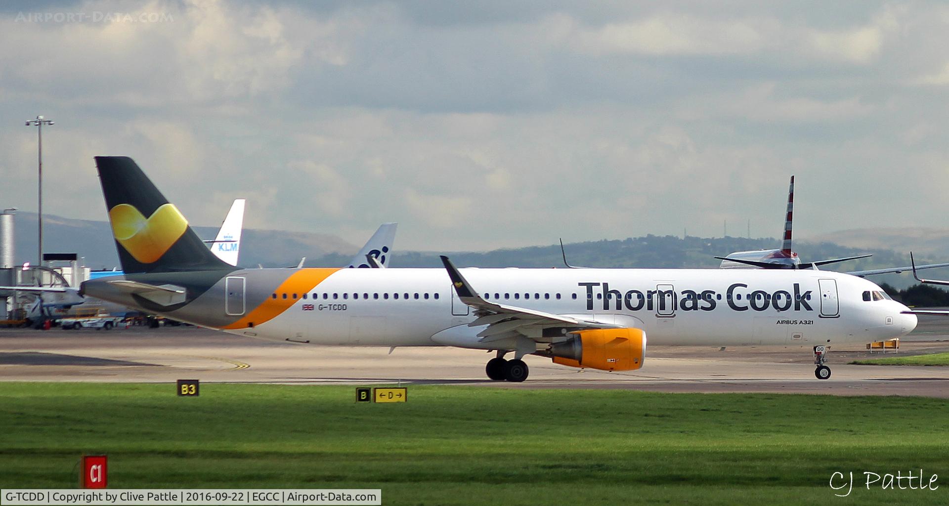 G-TCDD, 2014 Airbus A321-211 C/N 6038, @ EGCC