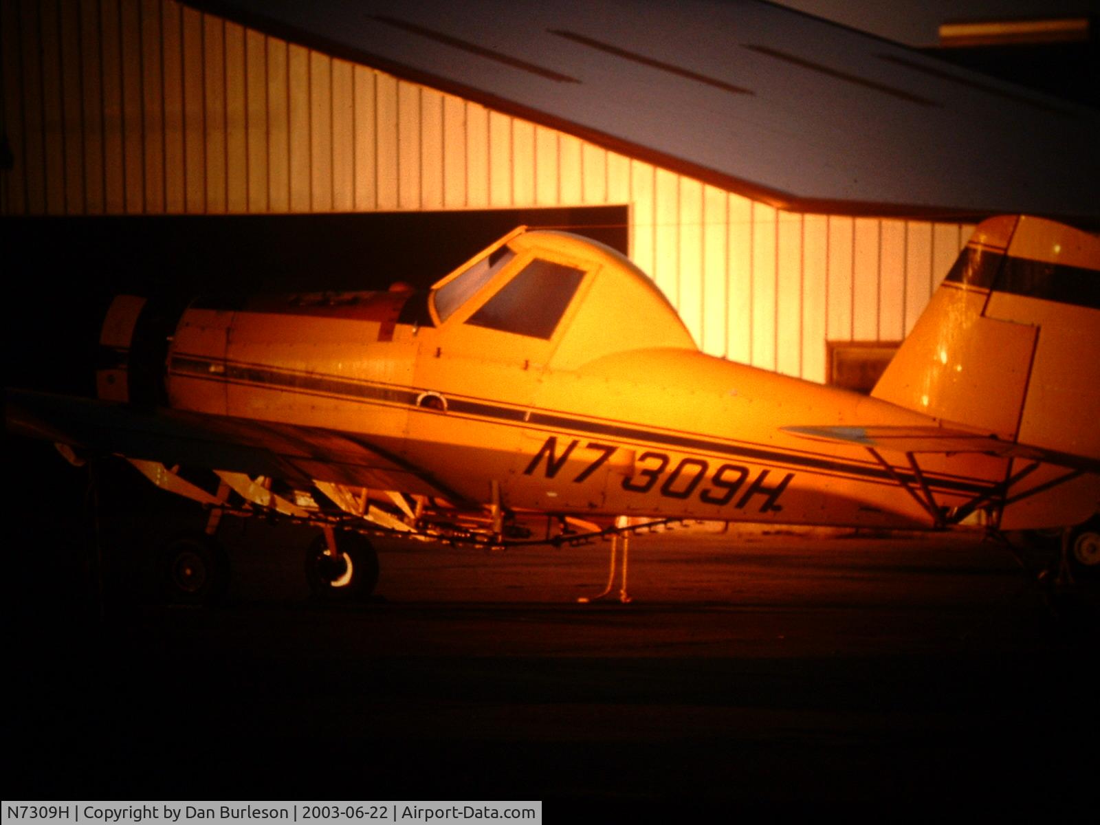 N7309H, Air Tractor Inc AT-301 C/N 301-0643, I flew this Air Tractor while training to be a crop duster pilot in 1996.