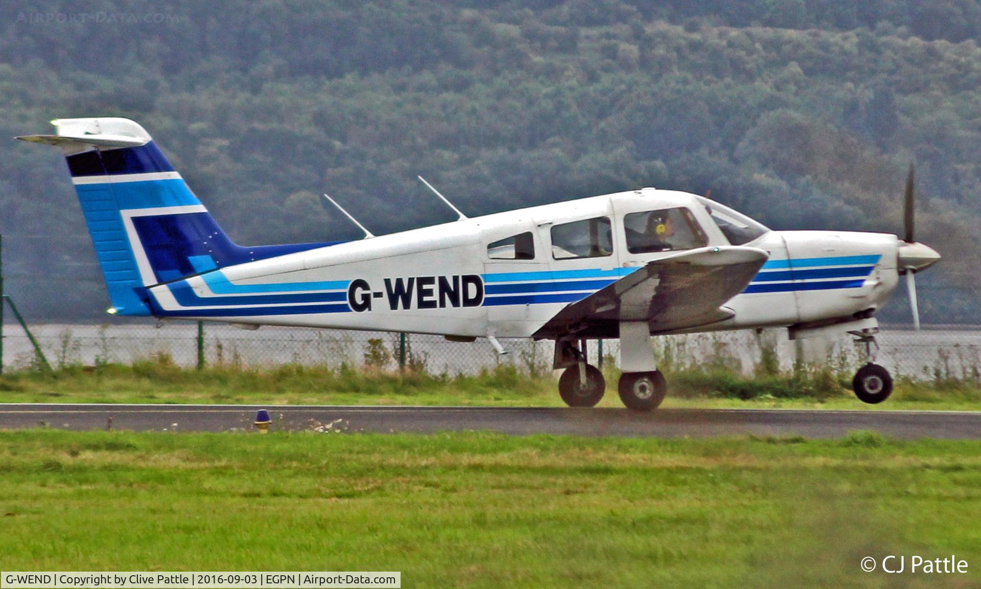 G-WEND, 1981 Piper PA-28RT-201 Arrow IV C/N 28R-8118026, @ Dundee