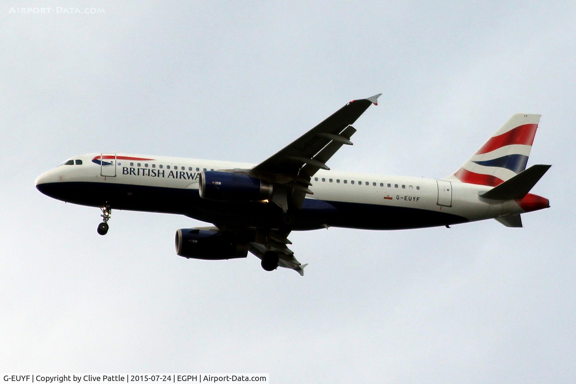 G-EUYF, 2010 Airbus A320-232 C/N 4185, @ EGPH
