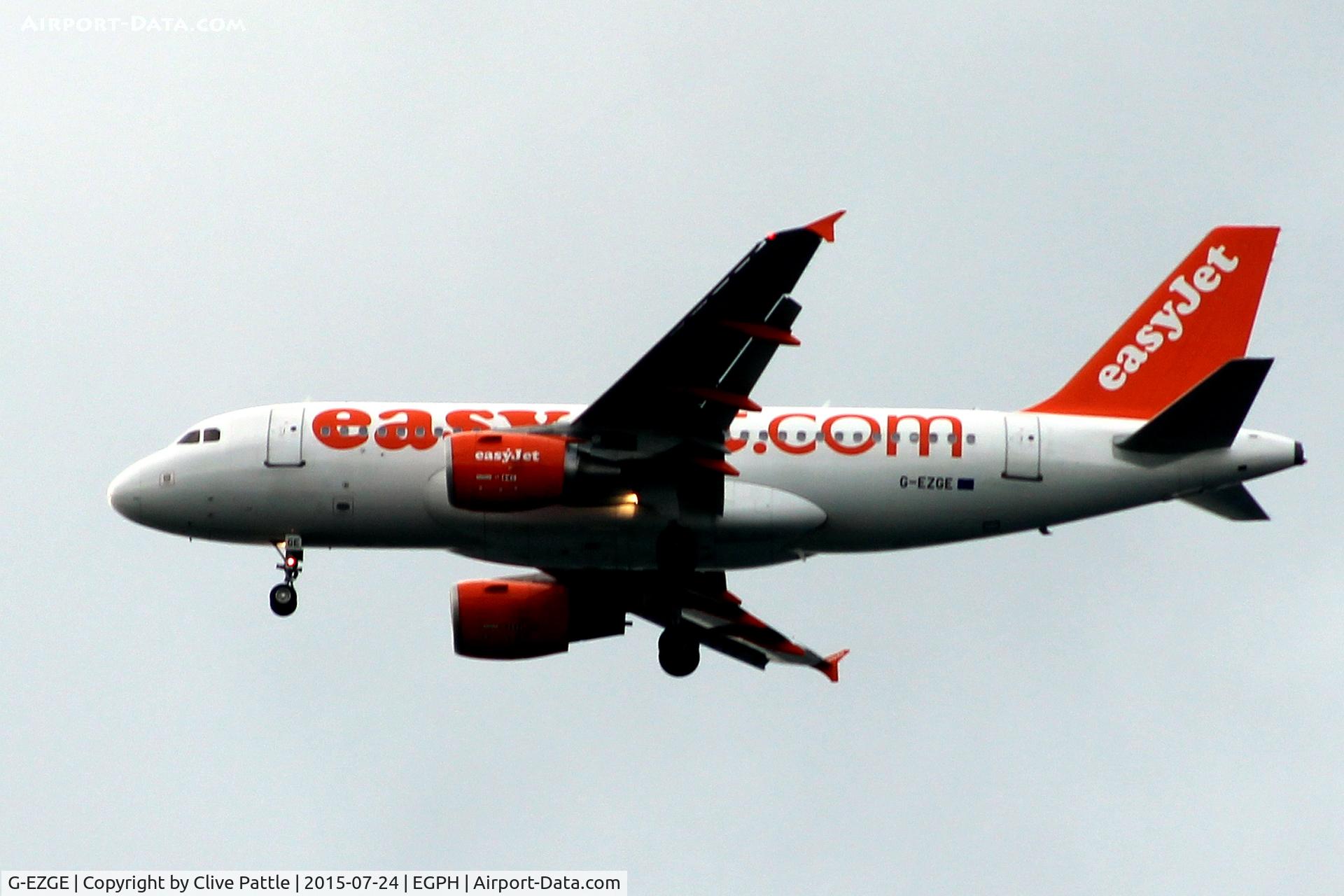 G-EZGE, 2011 Airbus A319-111 C/N 4624, @ EGPH