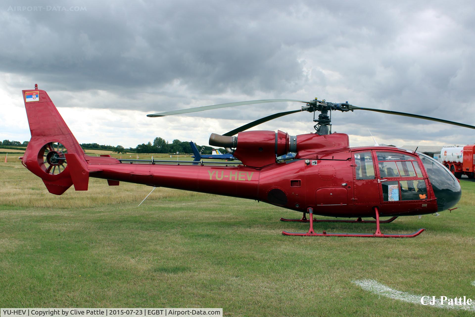 YU-HEV, 1977 Aerospatiale SA-342J Gazelle C/N 1393, @ EGBT