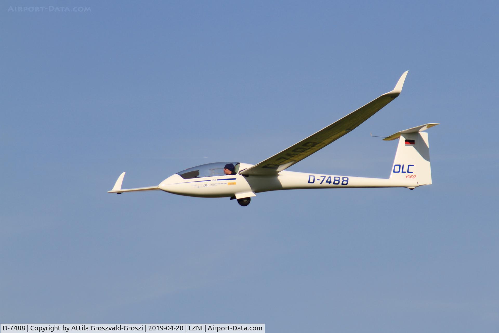 D-7488, 1996 Rolladen-Schneider LS8-A C/N 8083, LZNI - Nitra Airport, Slovakia - Pribina Cup 2019