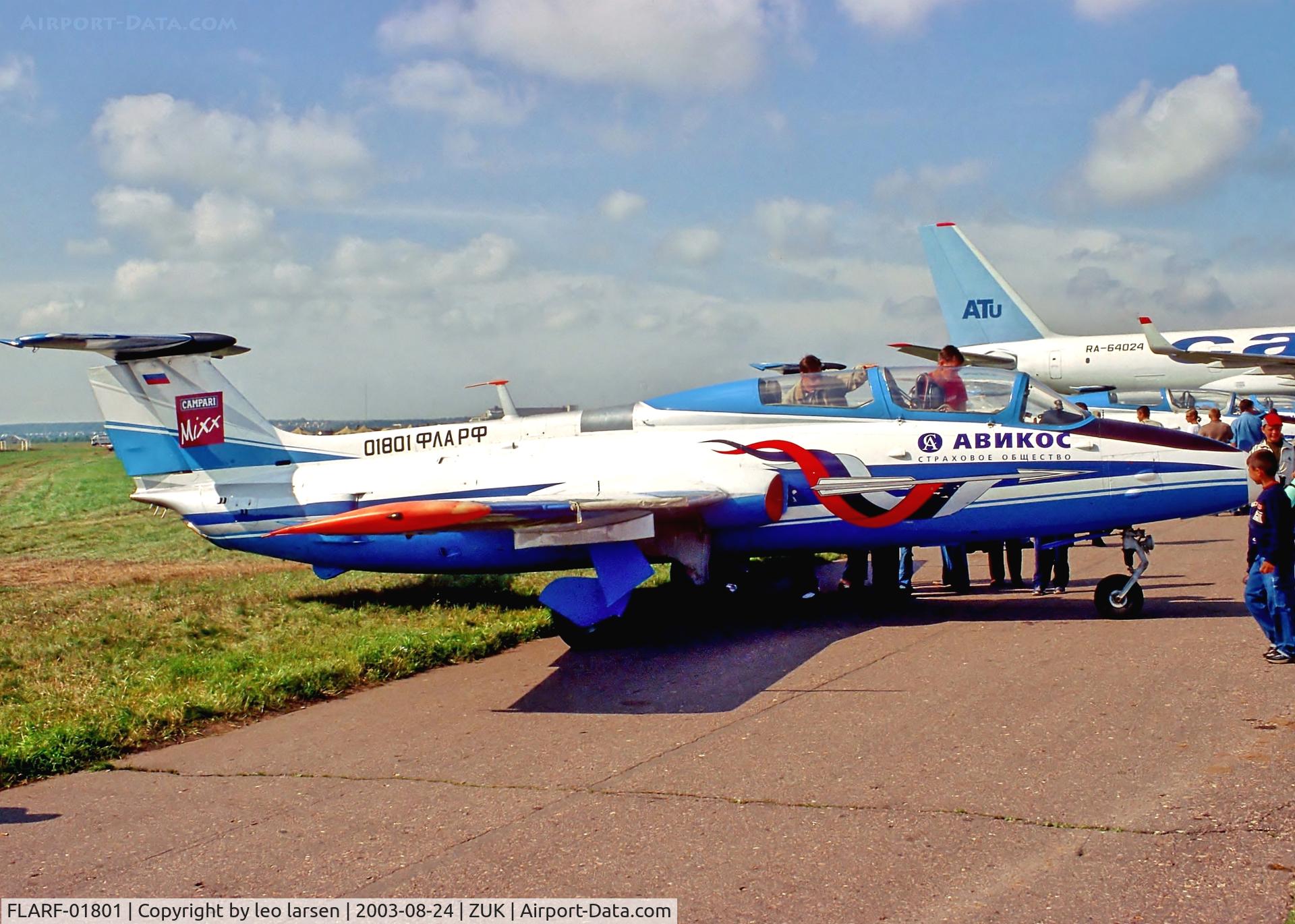FLARF-01801, Aero L-29 Delfin C/N 792570, Zhukovsky Air Show 24.8.2003