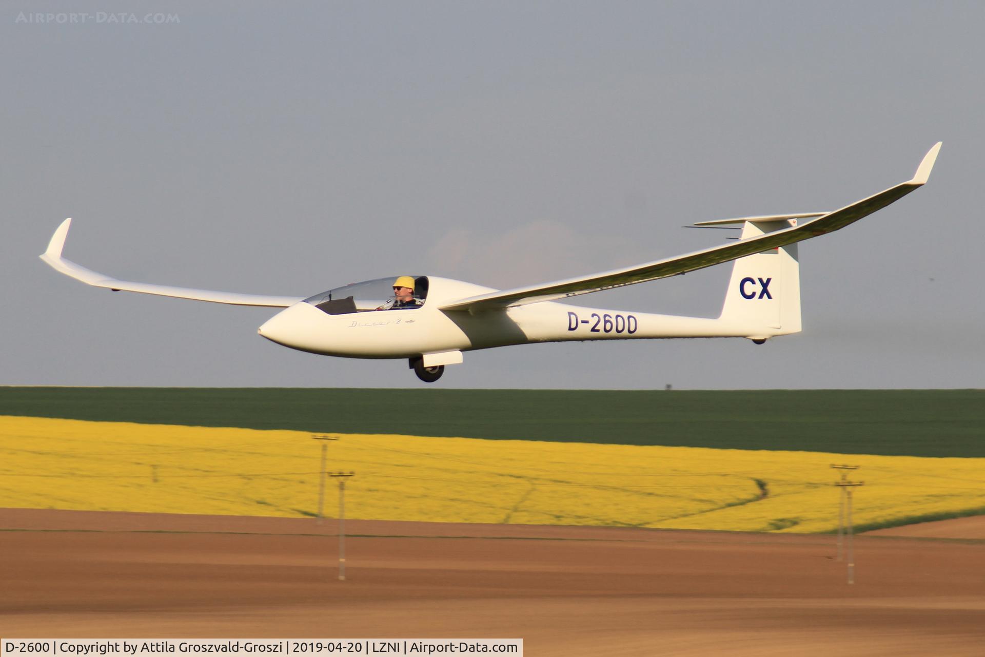 D-2600, 1998 Schempp-Hirth Discus 2B C/N 34, LZNI - Nitra Airport, Slovakia - Pribina Cup 2019