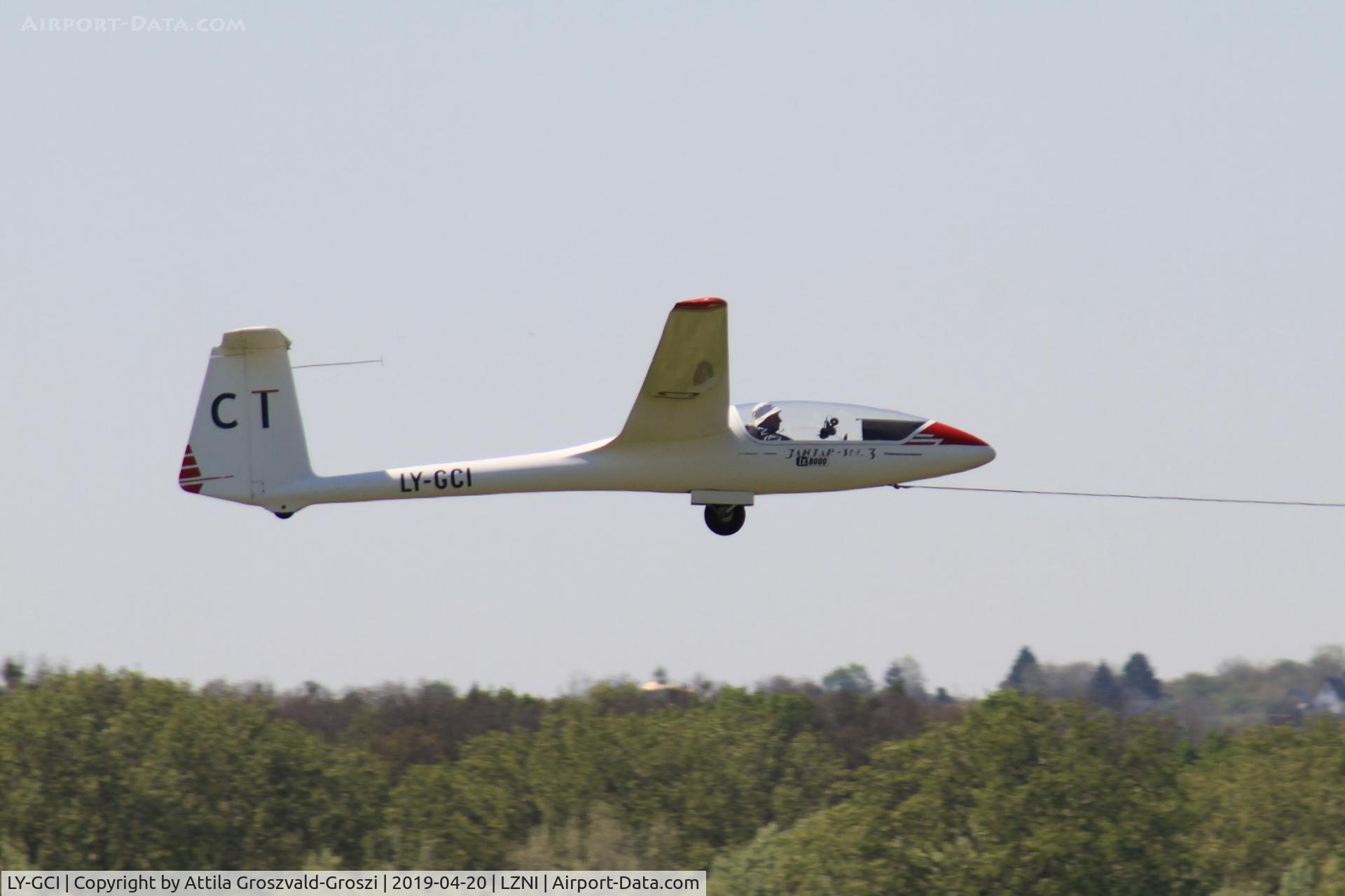 LY-GCI, 1992 PZL-Bielsko SZD-48-3 Jantar Standard 3 C/N B-1405, LZNI - Nitra Airport, Slovakia - Pribina Cup 2019