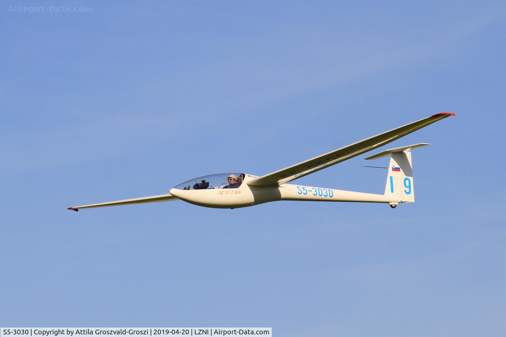 S5-3030, 1993 Elan DG-100G C/N E107G76, LZNI - Nitra Airport, Slovakia - Pribina Cup 2019