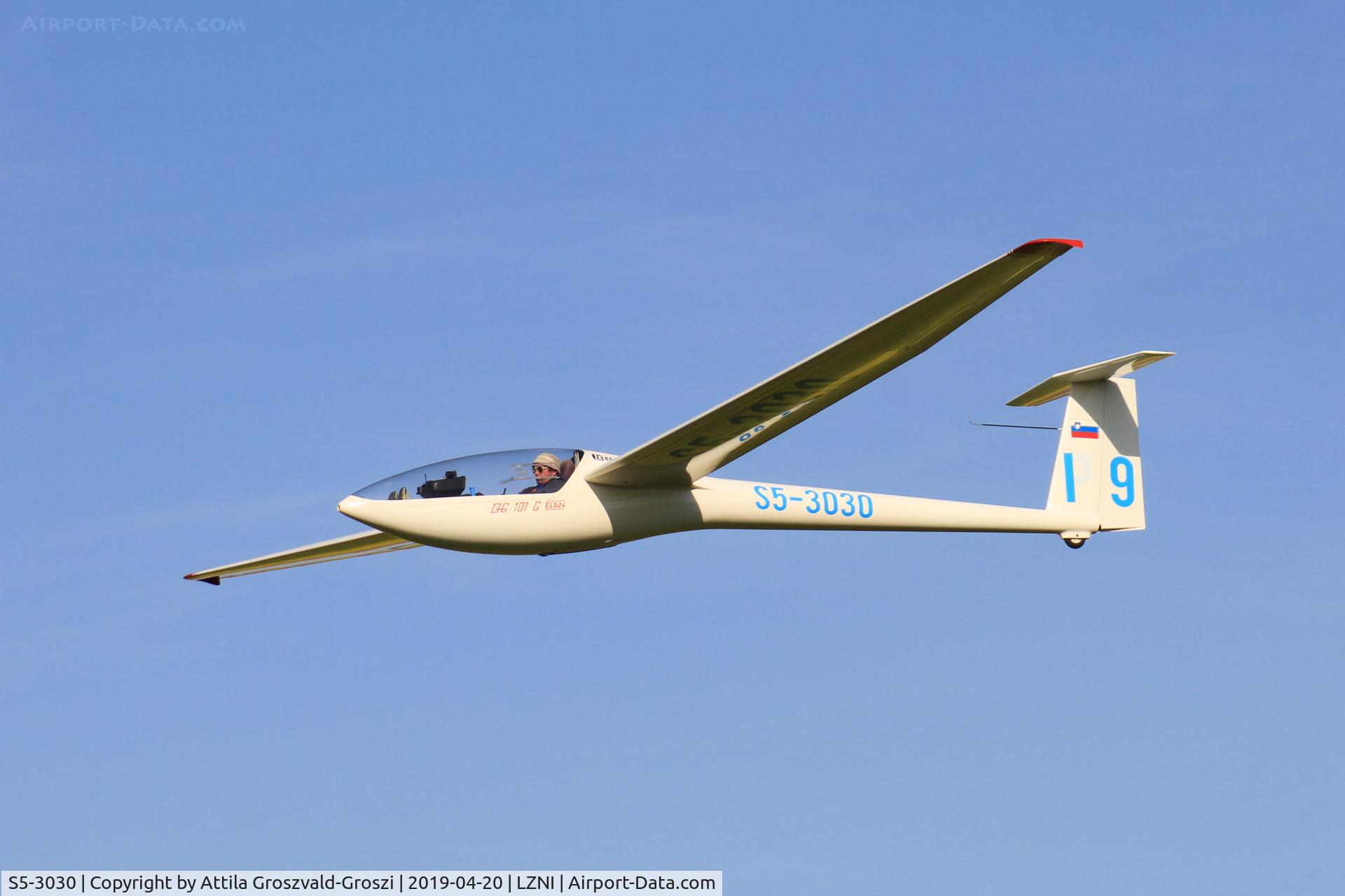 S5-3030, 1993 Elan DG-100G C/N E107G76, LZNI - Nitra Airport, Slovakia - Pribina Cup 2019