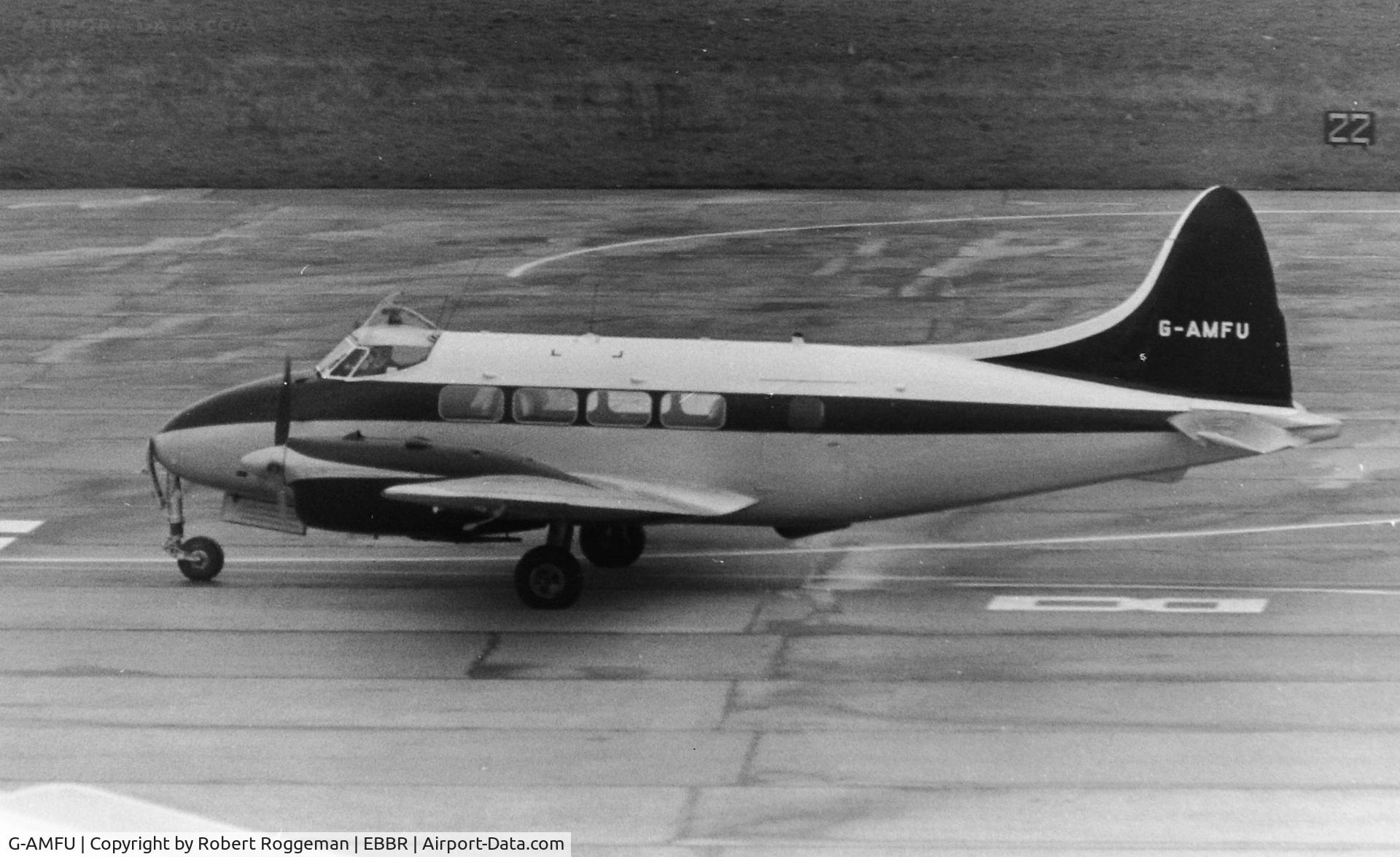 G-AMFU, 1948 De Havilland DH-104 Dove 6 C/N 04117, Mid 1960's.