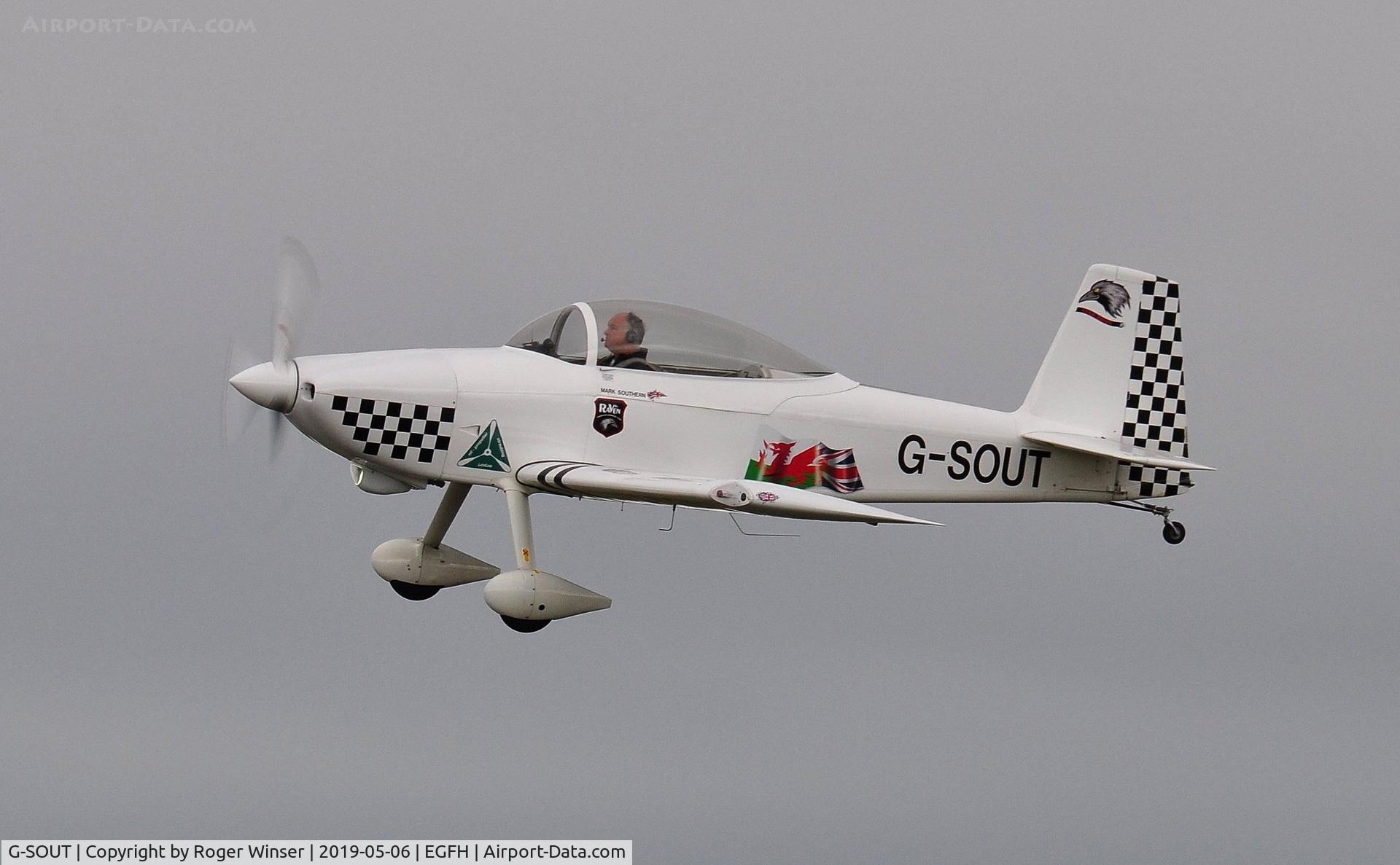 G-SOUT, 2006 Vans RV-8 C/N PFA 303-13295, Raven 5 in Team Raven's 2019 display season markings (sans team number 5 on the fin).