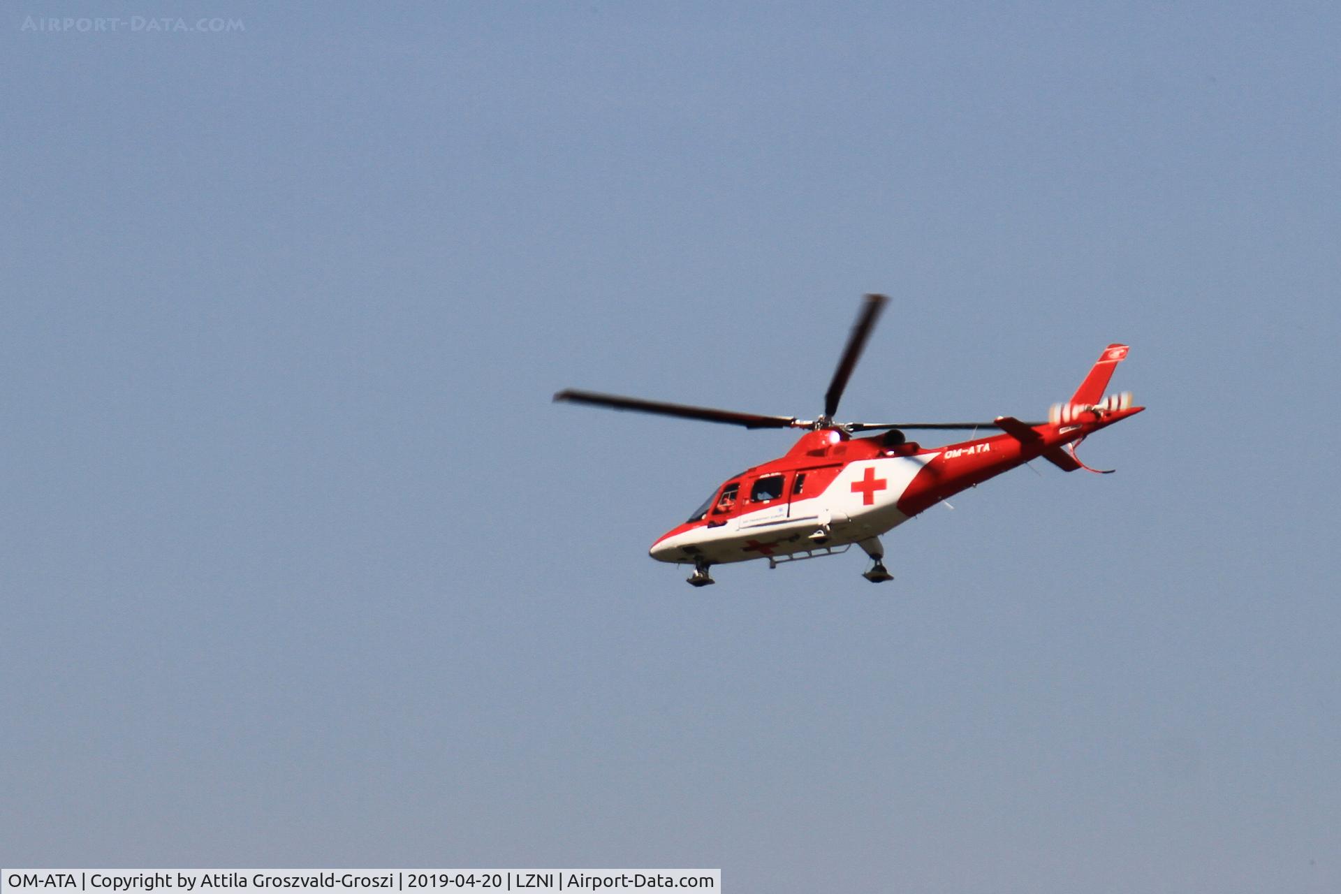 OM-ATA, 1995 Agusta A-109K-2 C/N 10015, LZNI - Nitra Airport, Slovakia