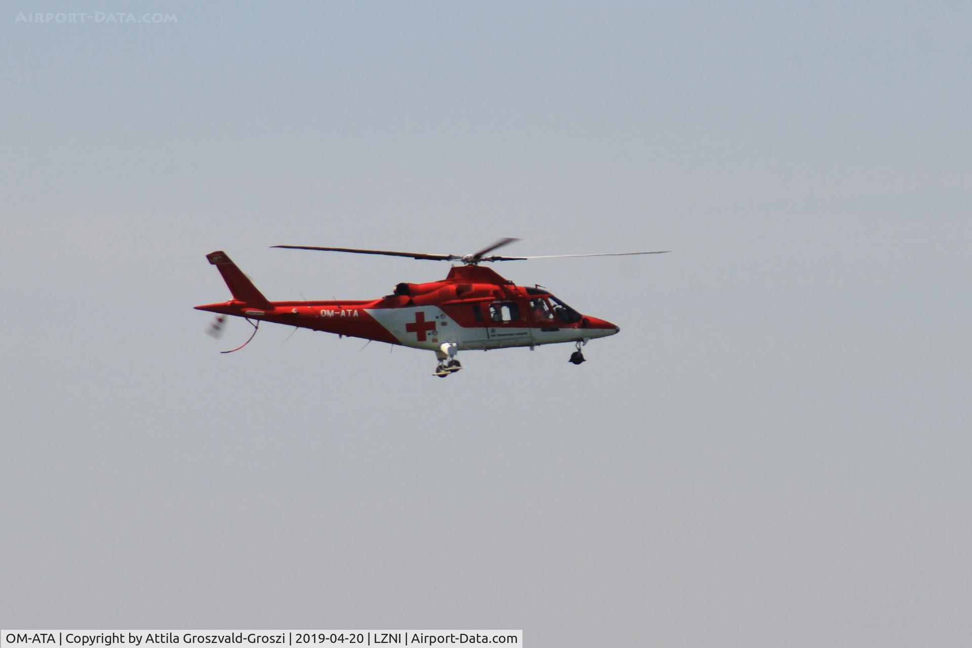 OM-ATA, 1995 Agusta A-109K-2 C/N 10015, LZNI - Nitra Airport, Slovakia