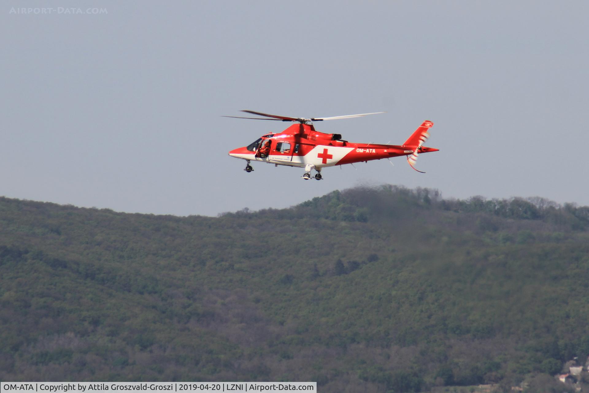 OM-ATA, 1995 Agusta A-109K-2 C/N 10015, LZNI - Nitra Airport, Slovakia