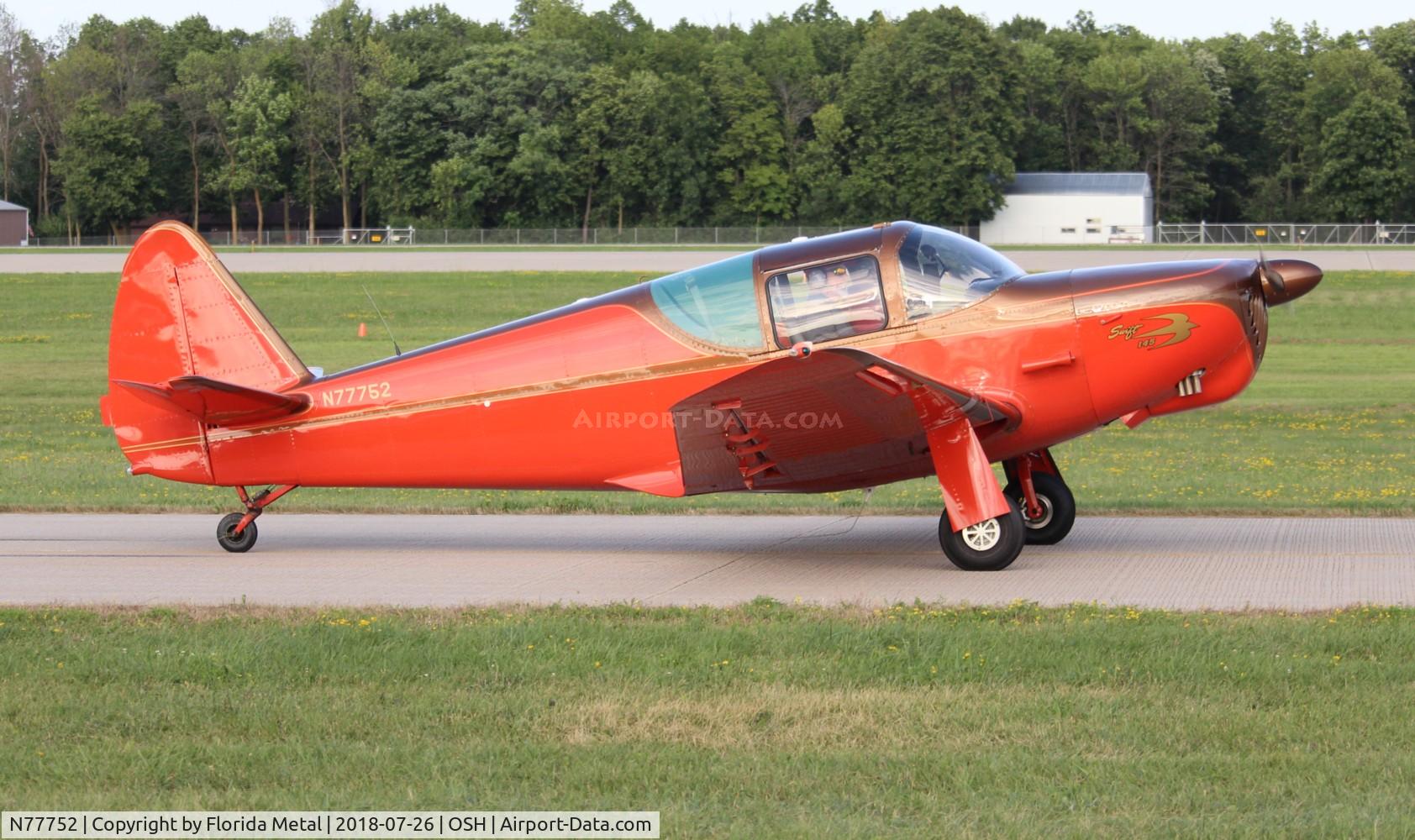 N77752, 1948 Globe GC-1B Swift C/N 3524, GC-1B