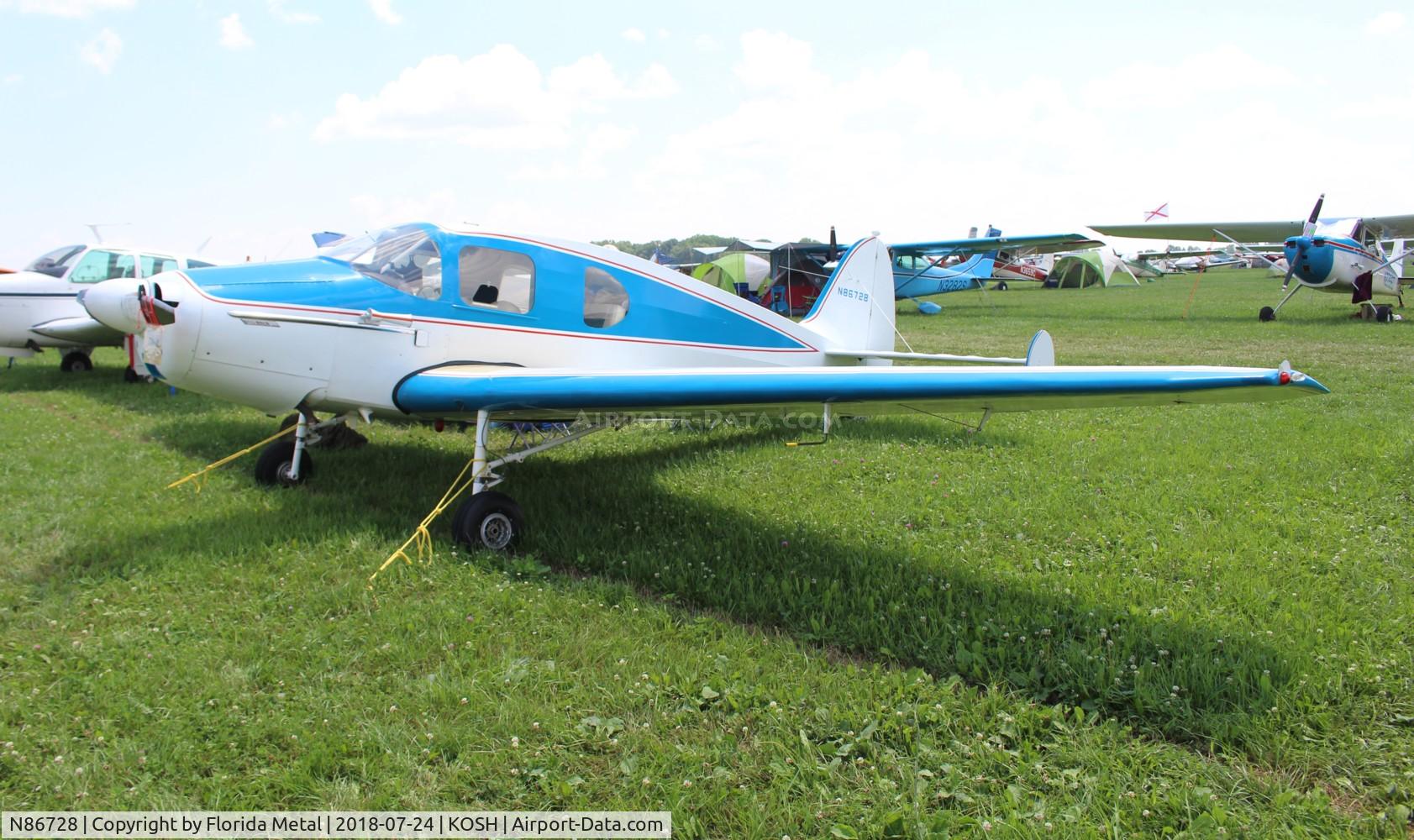N86728, 1946 Bellanca 14-13-2 Cruisair Senior C/N 1089, Bellanca 14-13-2