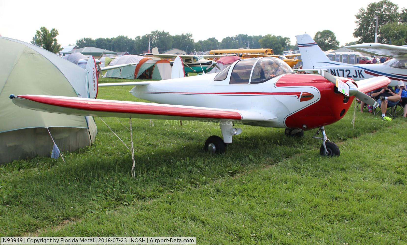N93949, 1946 Erco 415C Ercoupe C/N 1272, Ercoupe 415