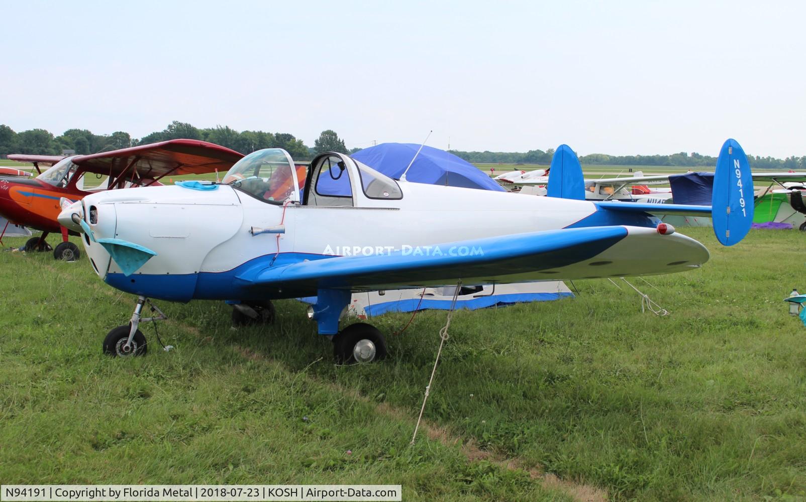 N94191, 1946 Erco 415C Ercoupe C/N 1514, Erco 415C