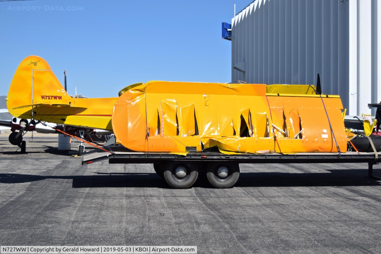 N727WW, 2004 Tubbs S/performance Air Inc PA 18-225 DD C/N PA0204, Trailered on the south GA ramp.