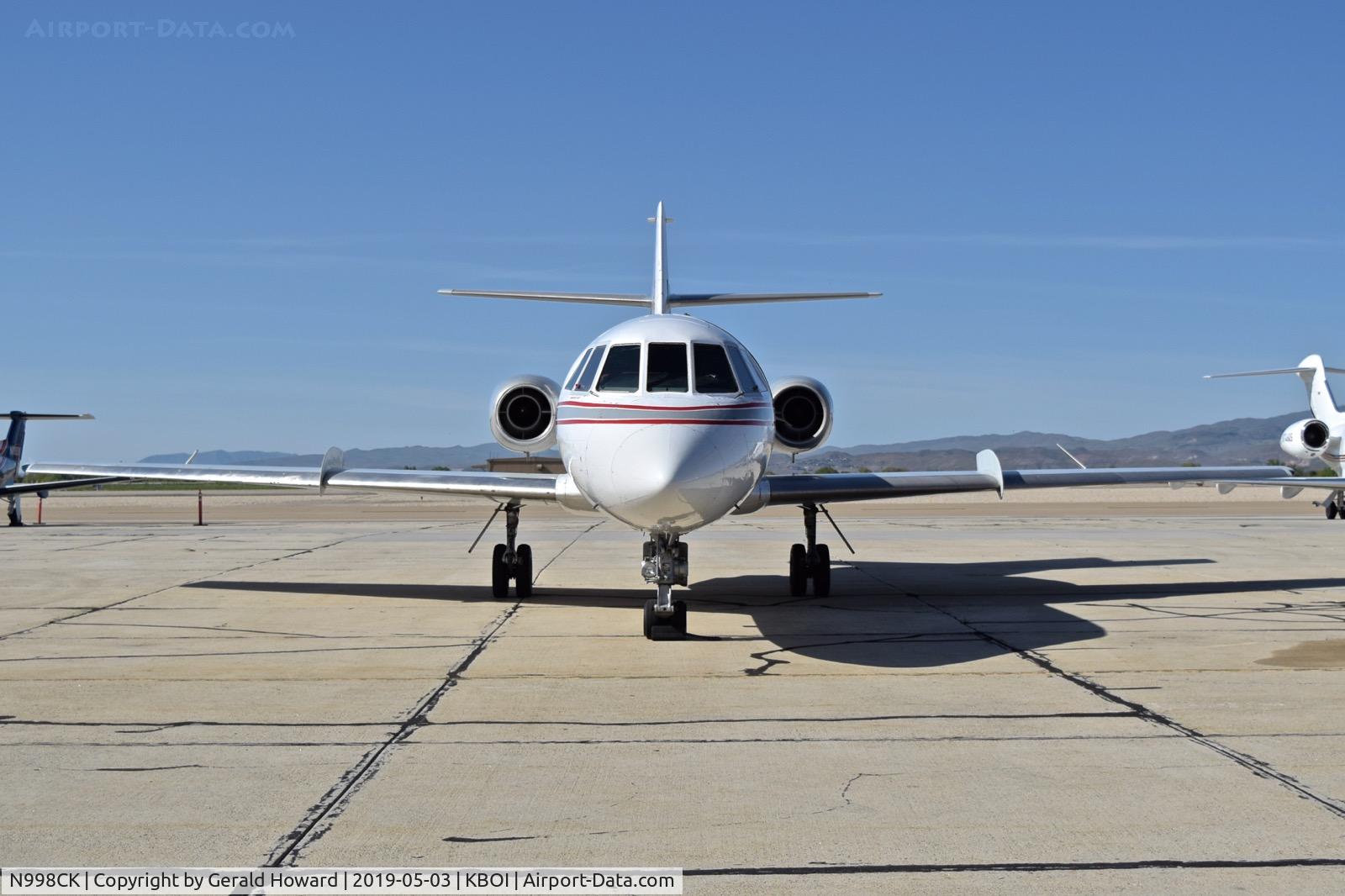 N998CK, 1967 Dassault Falcon 20 C/N 98, Parked on the south GA ramp.