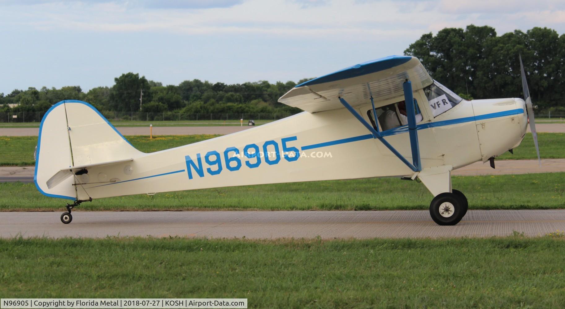 N96905, 1946 Taylorcraft BC12-D C/N 9205, BC12-D