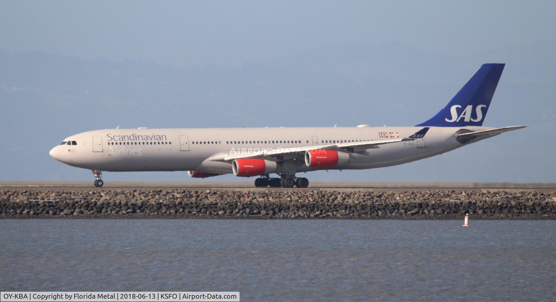 OY-KBA, 2001 Airbus A340-313X C/N 435, Scandinavian