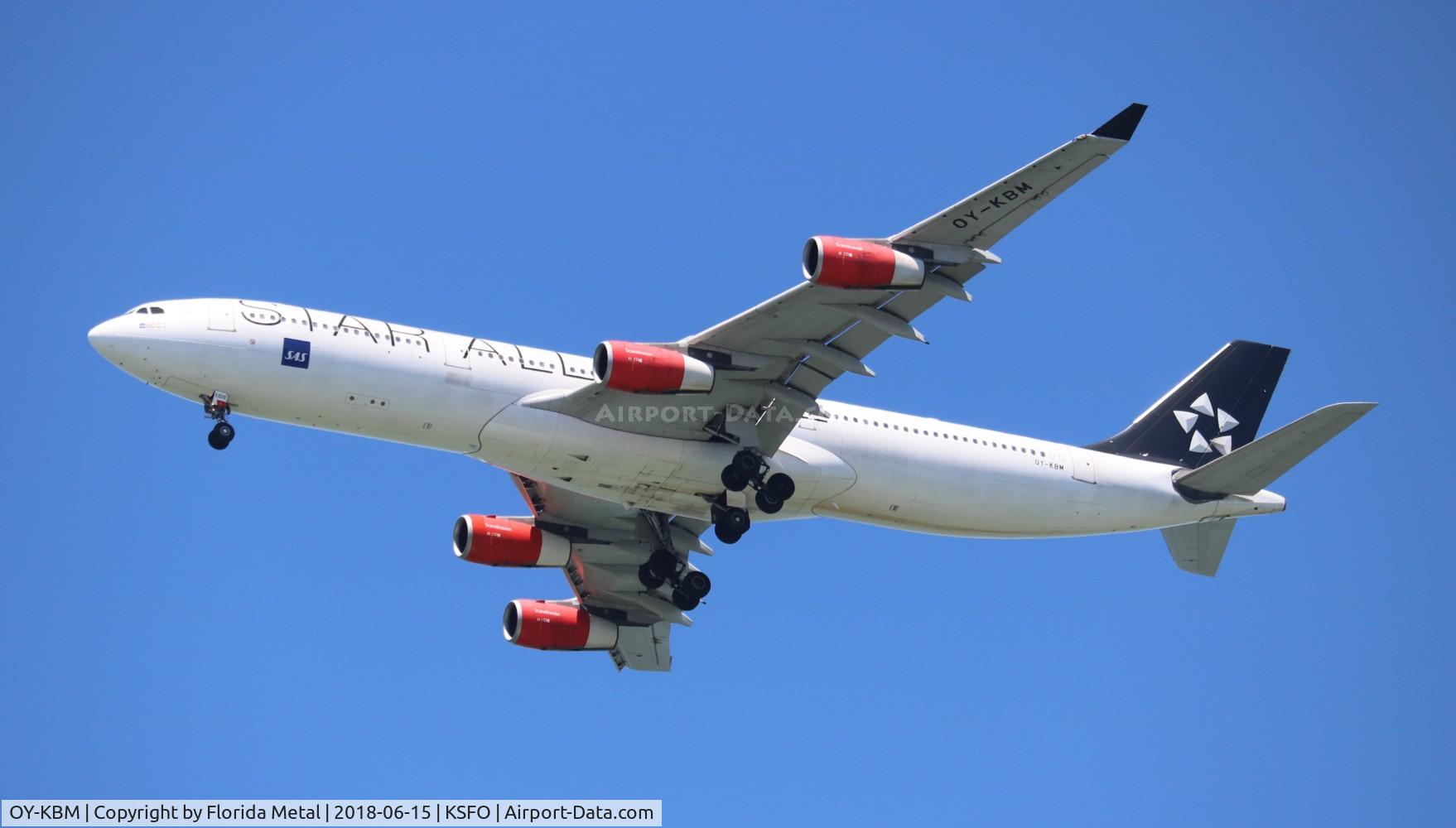 OY-KBM, 2002 Airbus A340-313X C/N 450, Scandinavian