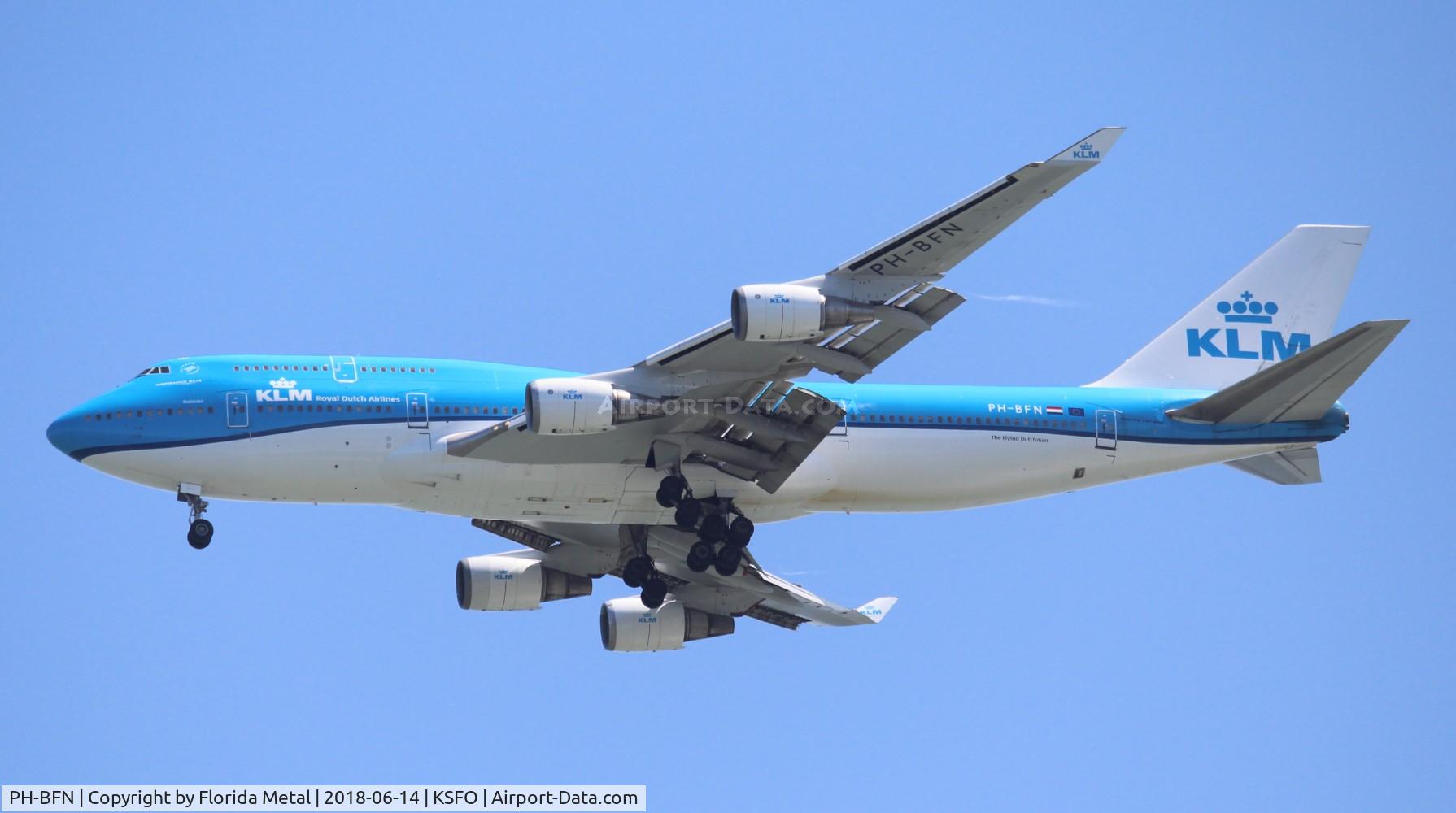 PH-BFN, 1993 Boeing 747-406BC C/N 26372, KLM 747-400