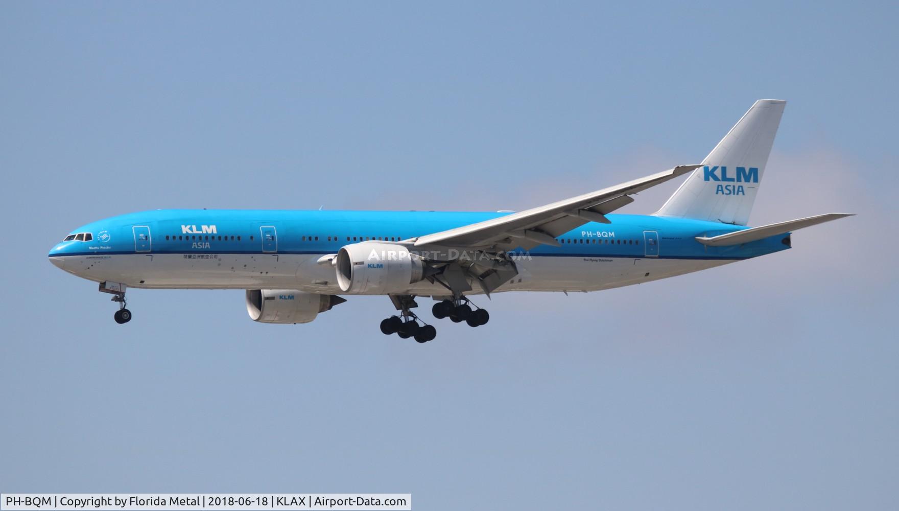 PH-BQM, 2006 Boeing 777-206/ER C/N 34712, KLM 777-200