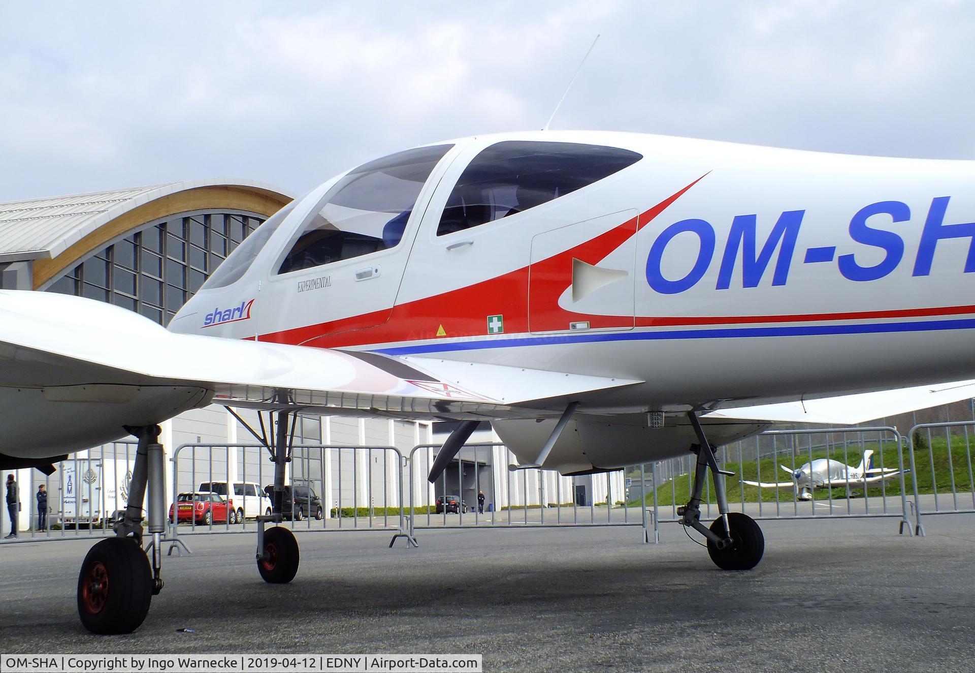 OM-SHA, Fly-Fan Shark C/N 001, Fly-Fan Shark at the AERO 2019, Friedrichshafen