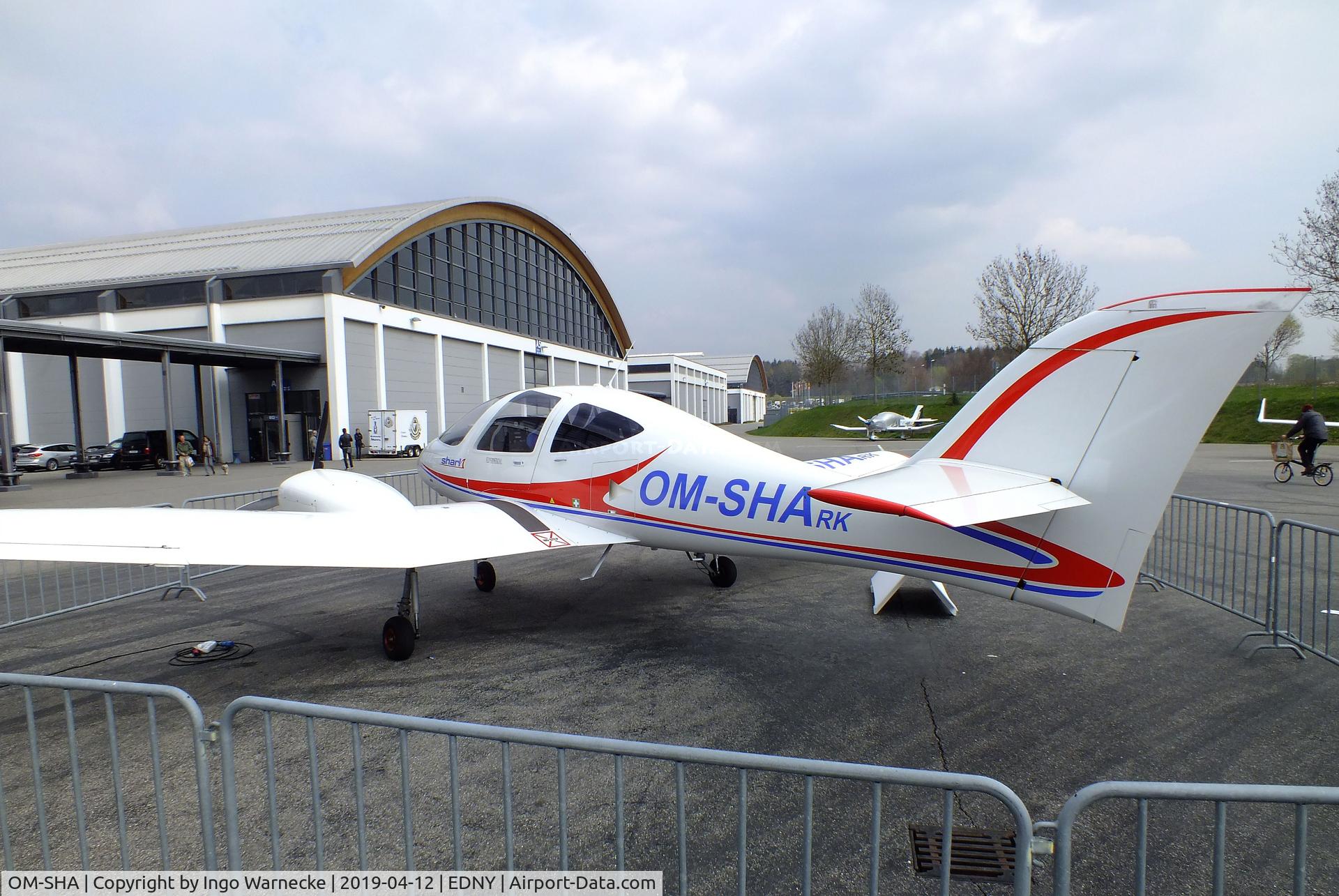 OM-SHA, Fly-Fan Shark C/N 001, Fly-Fan Shark at the AERO 2019, Friedrichshafen