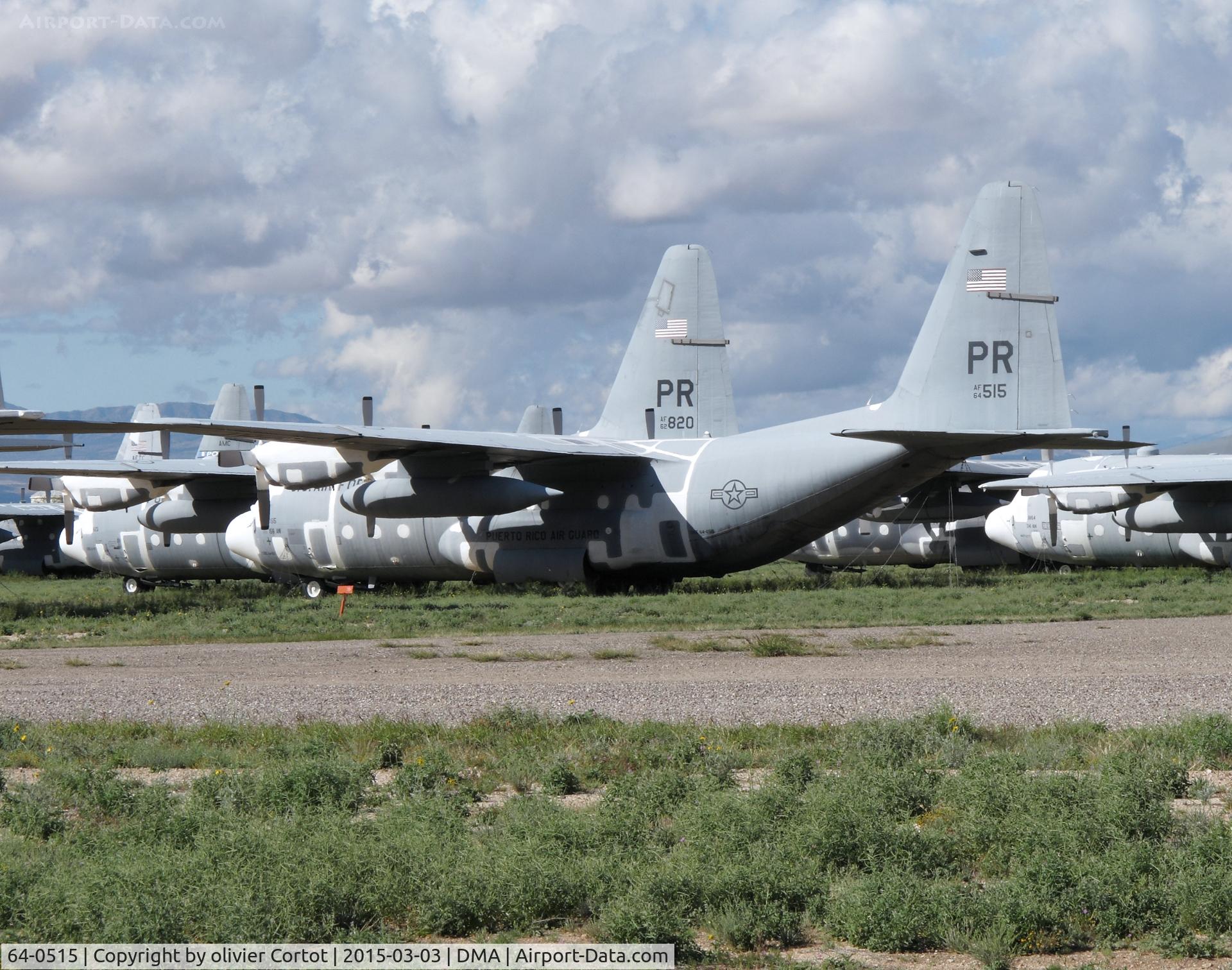 64-0515, 1964 Lockheed C-130E-LM Hercules C/N 382-3999, boneyard 2015