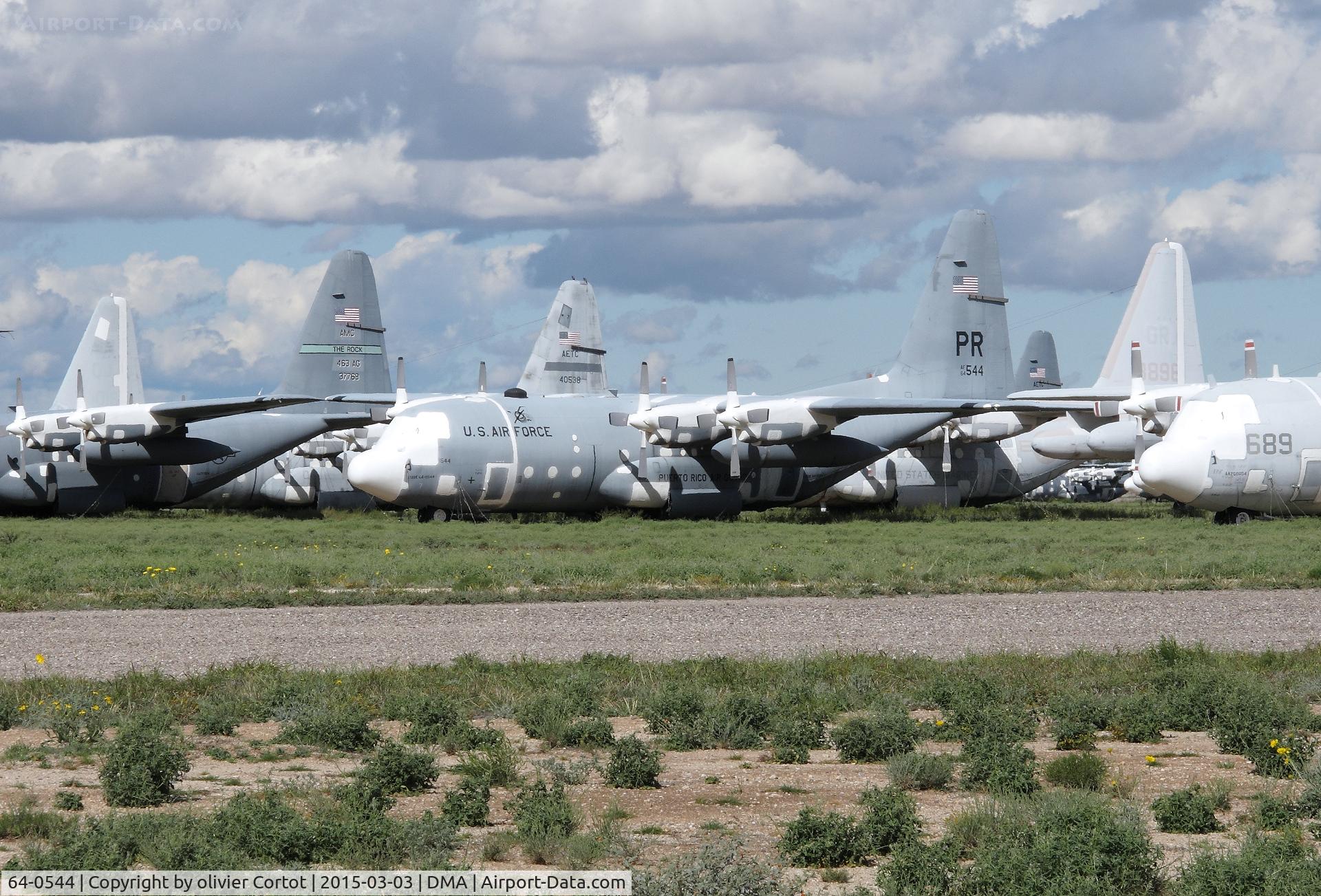 64-0544, 1964 Lockheed C-130E-LM Hercules C/N 382-4034, boneyard 2015