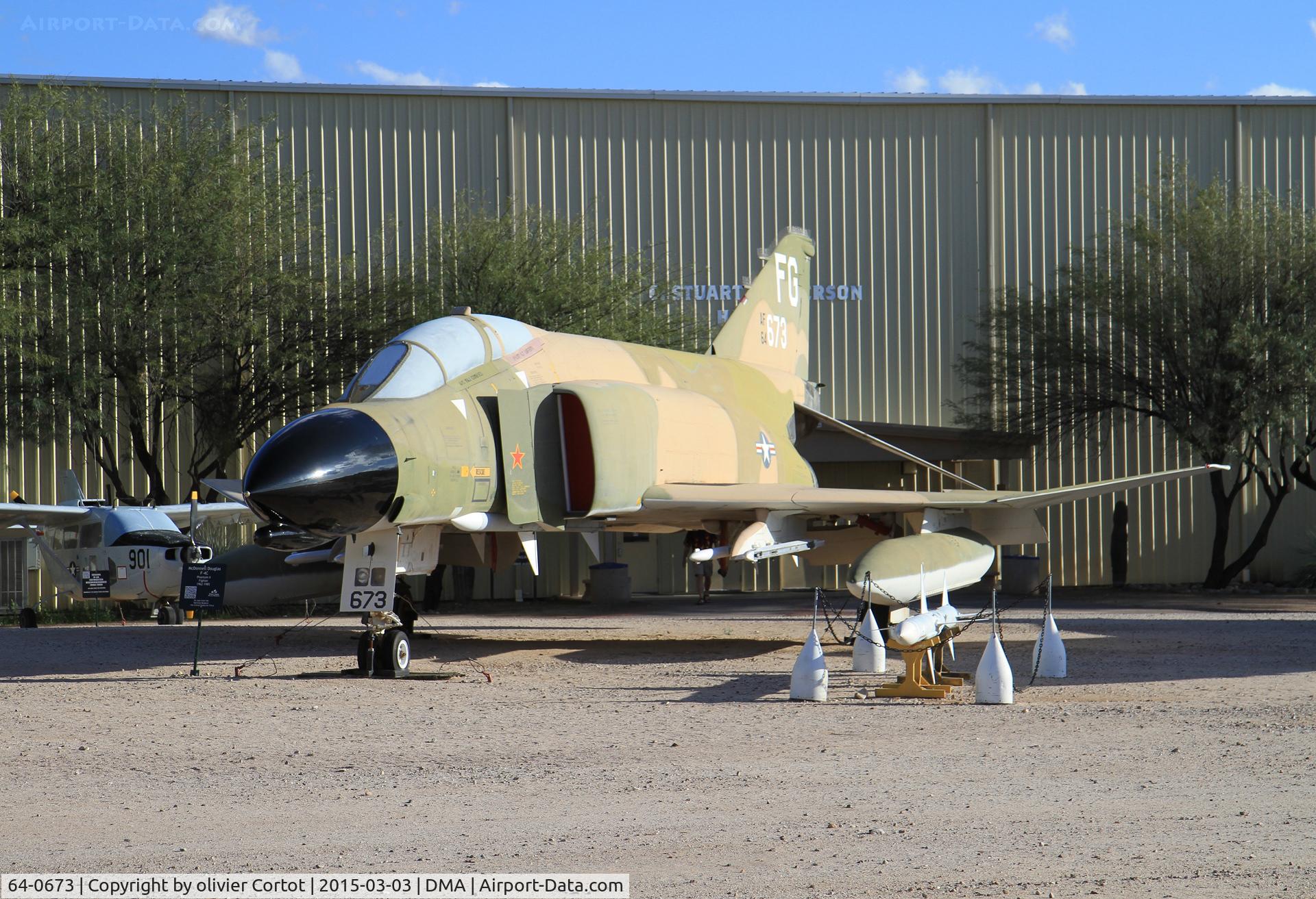 64-0673, 1964 McDonnell F-4C-22-MC Phantom II C/N 898, pima air museum