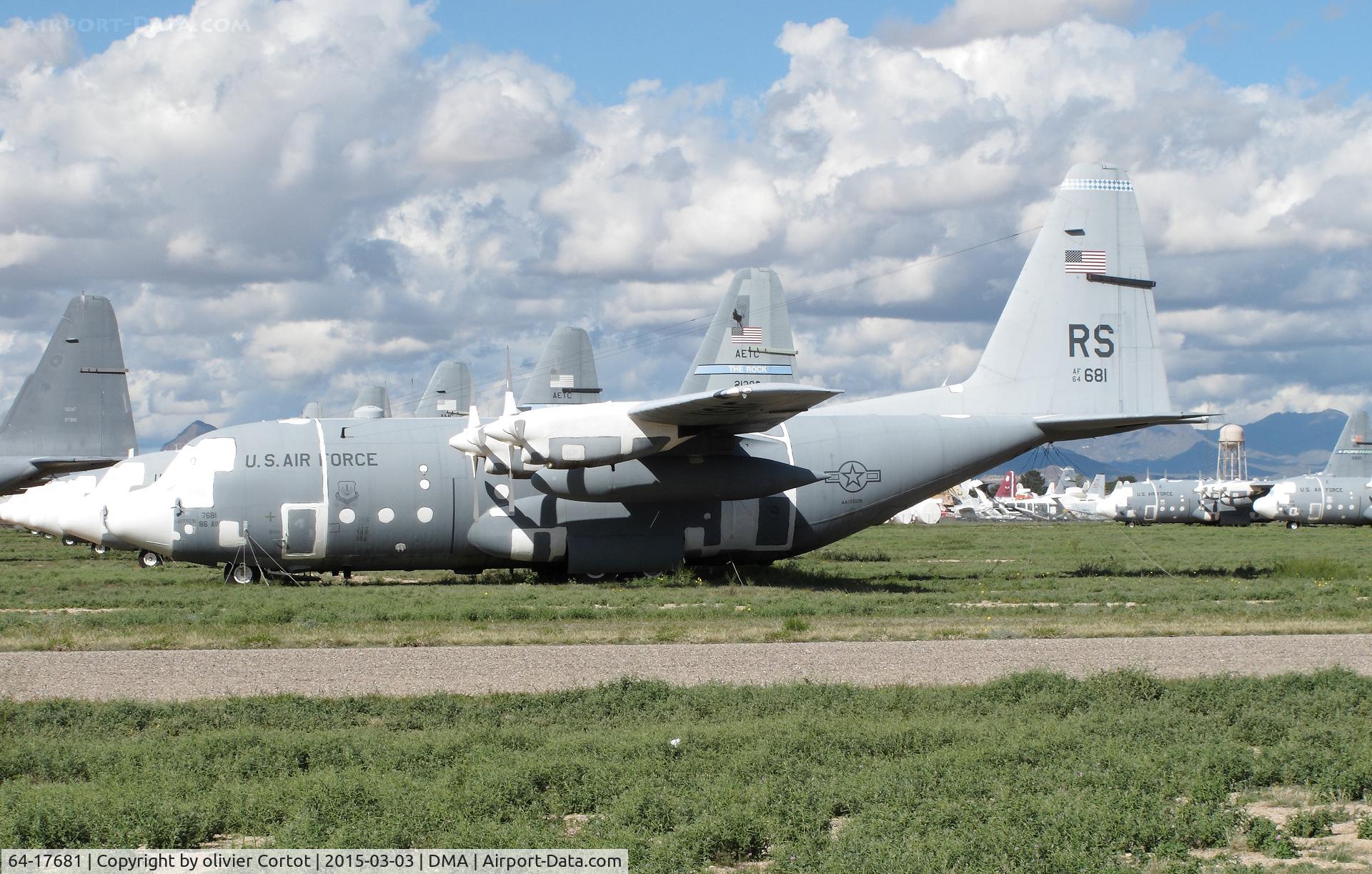 64-17681, 1964 Lockheed C-130E Hercules C/N 382-4069, boneyard 2015