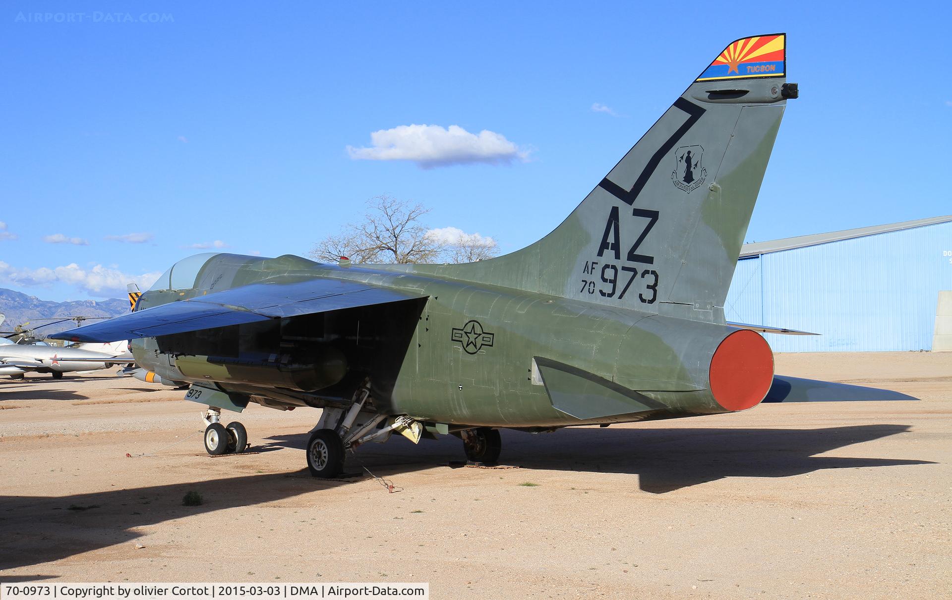 70-0973, 1970 LTV A-7D Corsair II C/N D-119, nice european one paint job