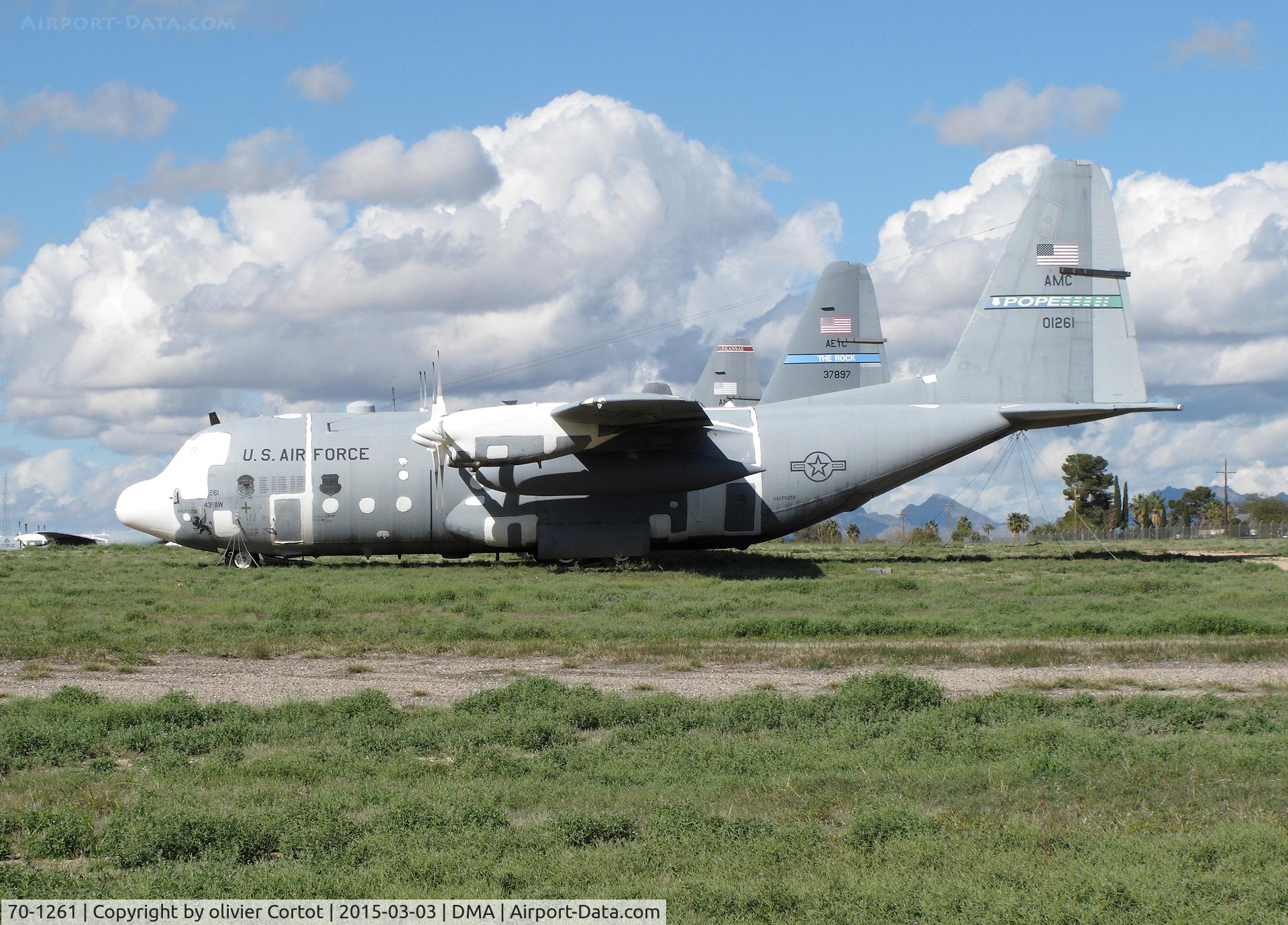 70-1261, 1970 Lockheed C-130E-LM Hercules C/N 382-4413, boneyard 2015