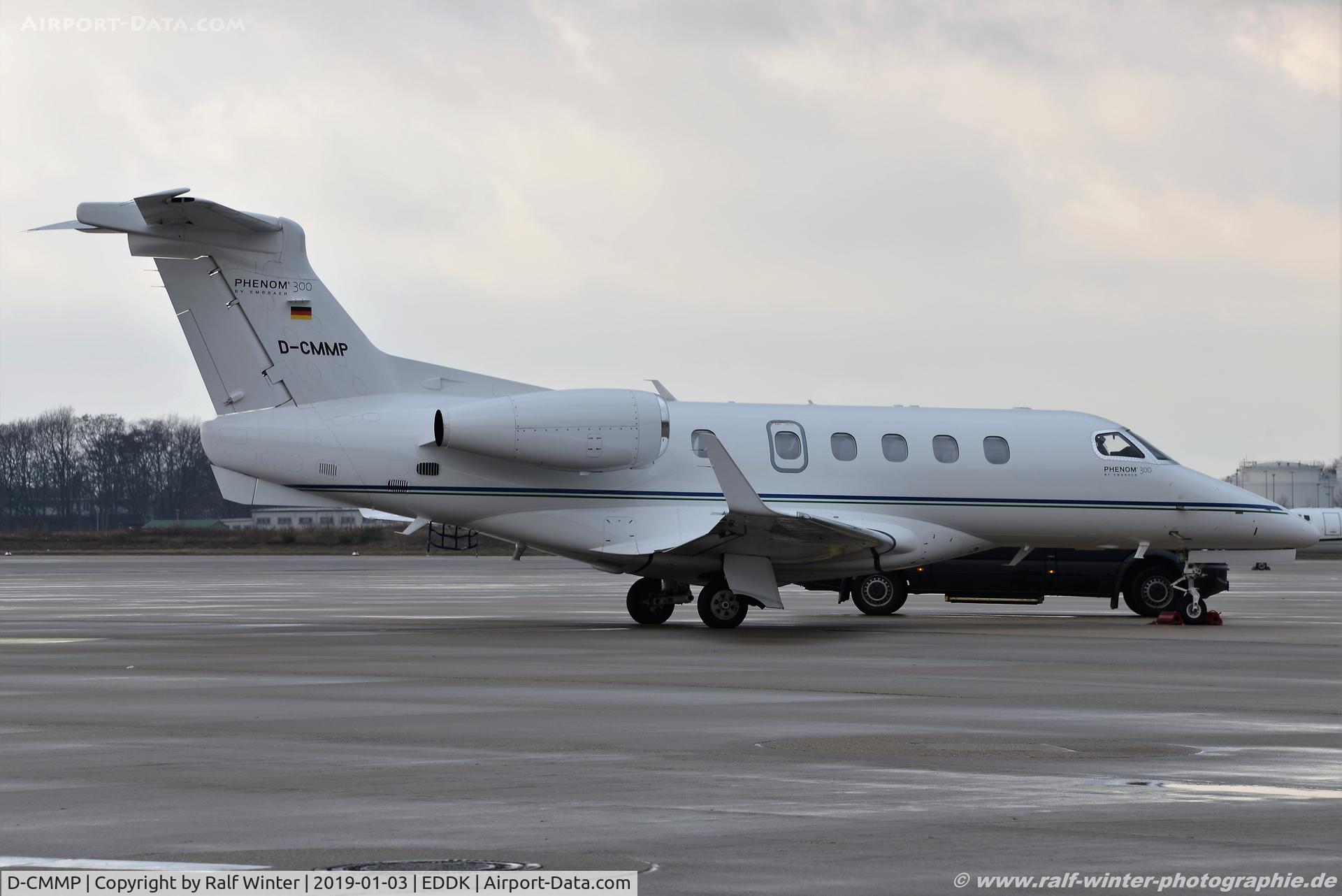 D-CMMP, 2016 Embraer EMB-505 Phenom 300 C/N 50500360, Embrear Phenom 300 EMB-505 - LXG Luxaviation Germany - 50500360 - D-CMMP - 03.01.2019 - CGN