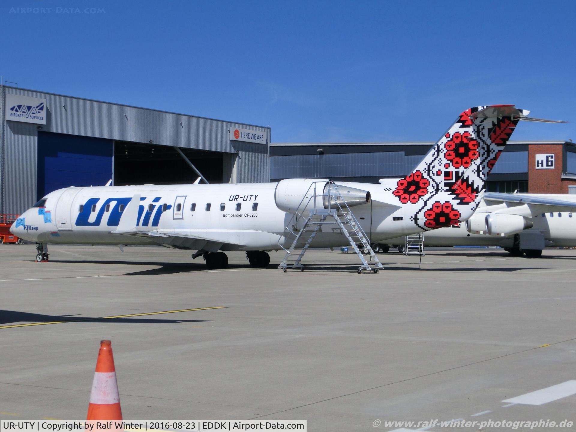 UR-UTY, 1996 Bombardier CRJ-100LR (CL-600-2B19) C/N 7122, Bombardier CRJ-200LR - UTair Ukraine wracked - 7122 - UR-UTY - 23.08.2016 - CGN