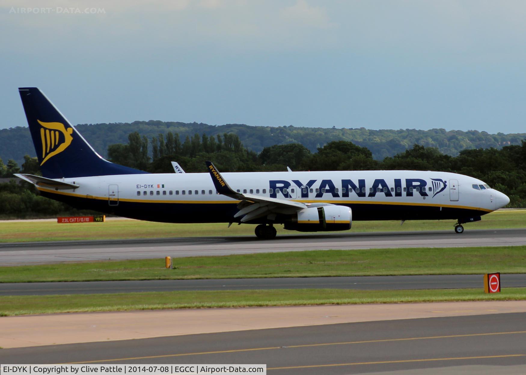EI-DYK, 2008 Boeing 737-8AS C/N 36573, @ EGCC