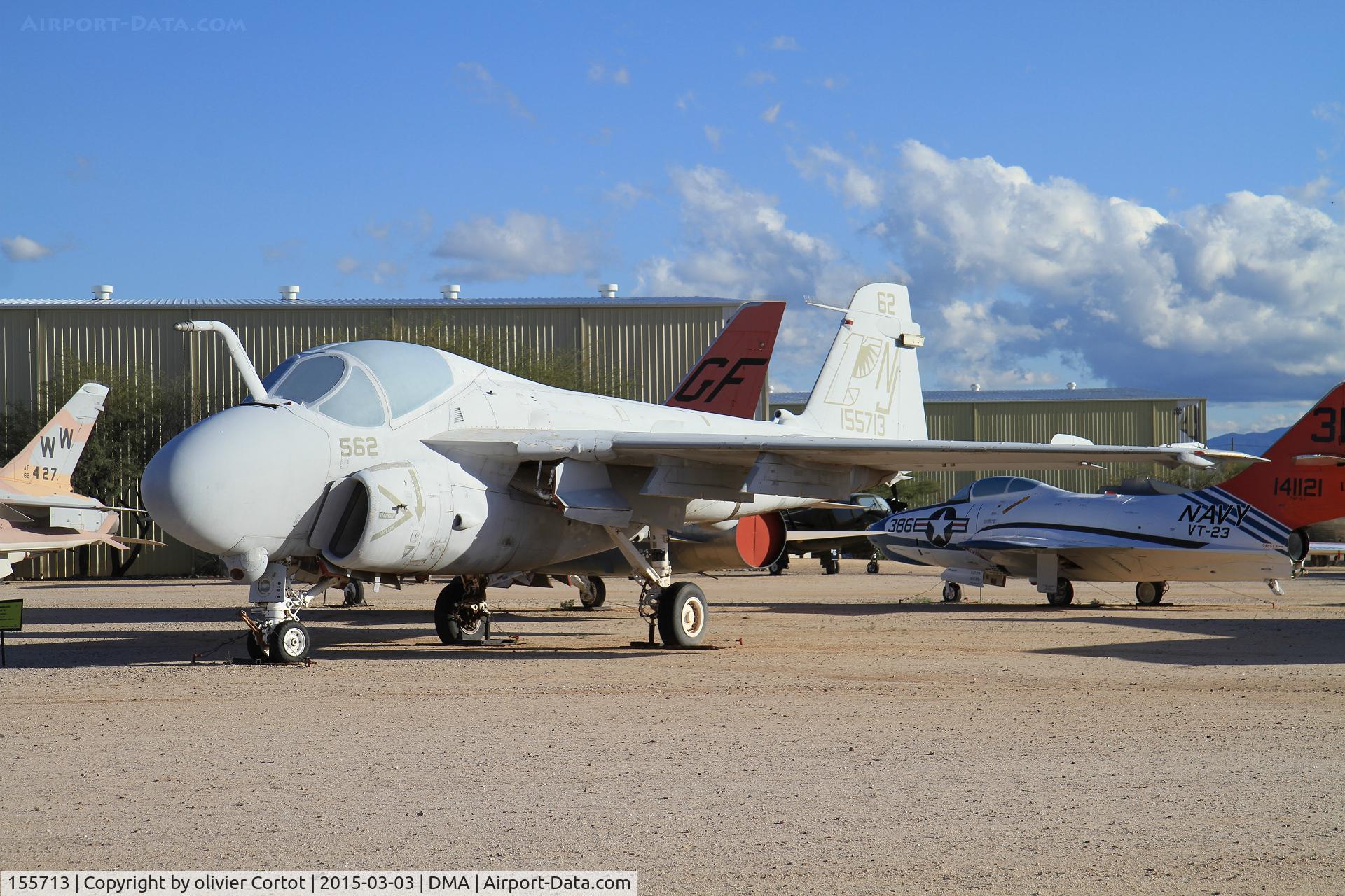 155713, Grumman A-6E Intruder C/N I-439, pima museum
